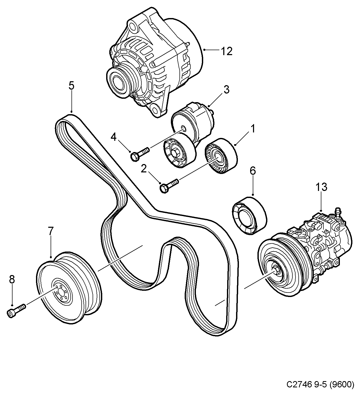 FIAT 55201363 - Moniurahihna inparts.fi