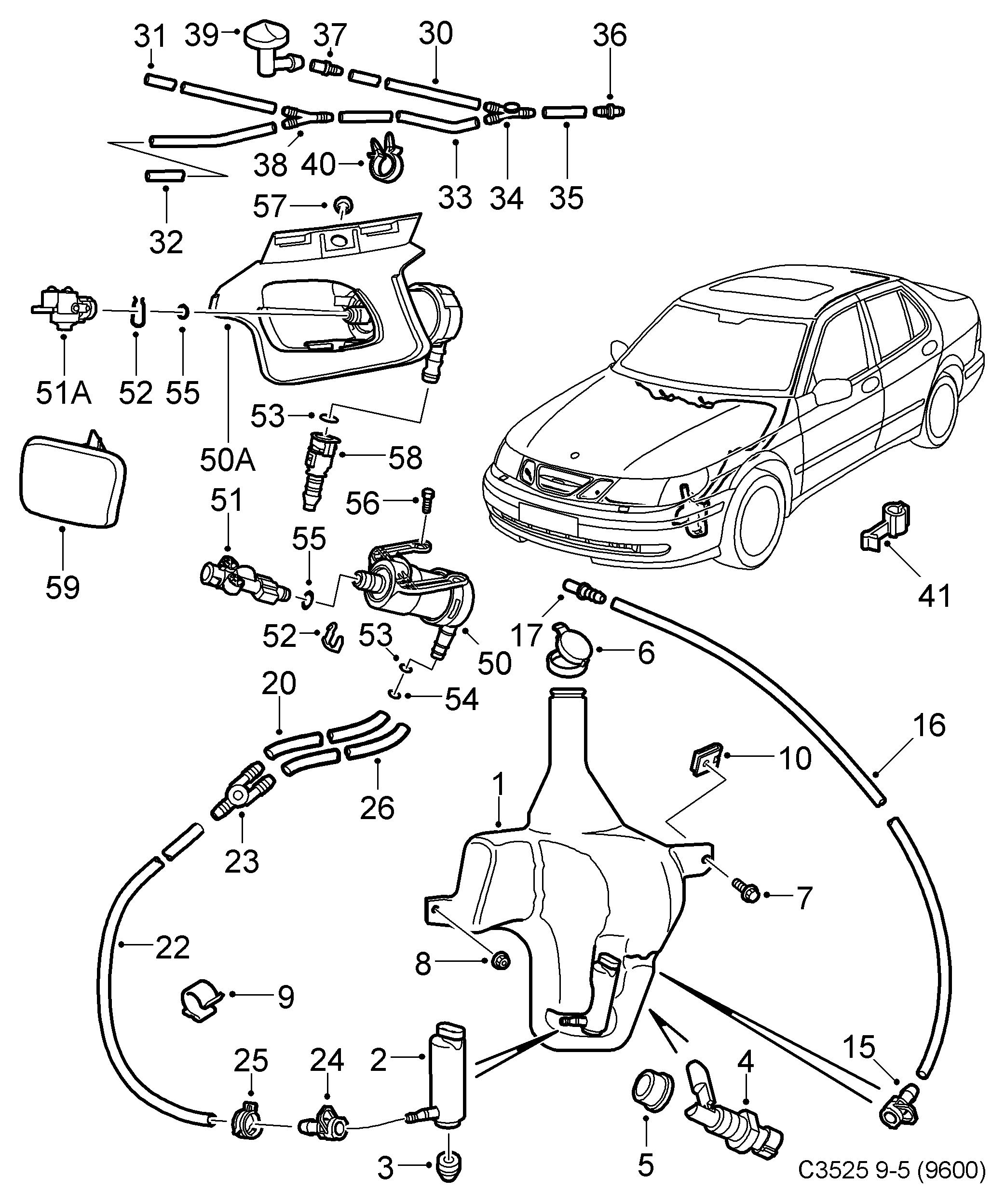 Vauxhall 12788695 - Ajovalojenpesu-pumppu inparts.fi