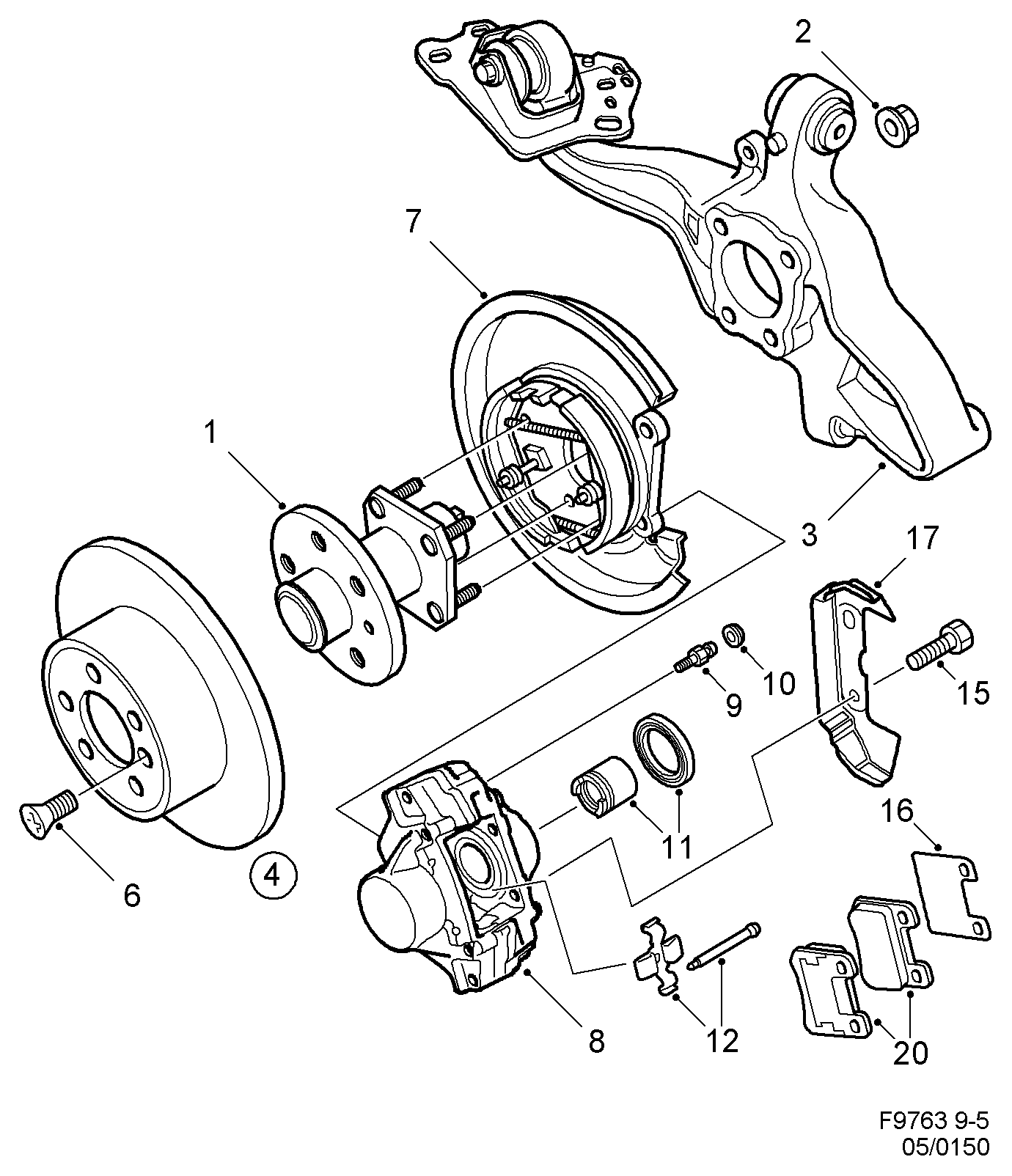 SAAB 4839338 - Jarrupalasarja, levyjarru inparts.fi