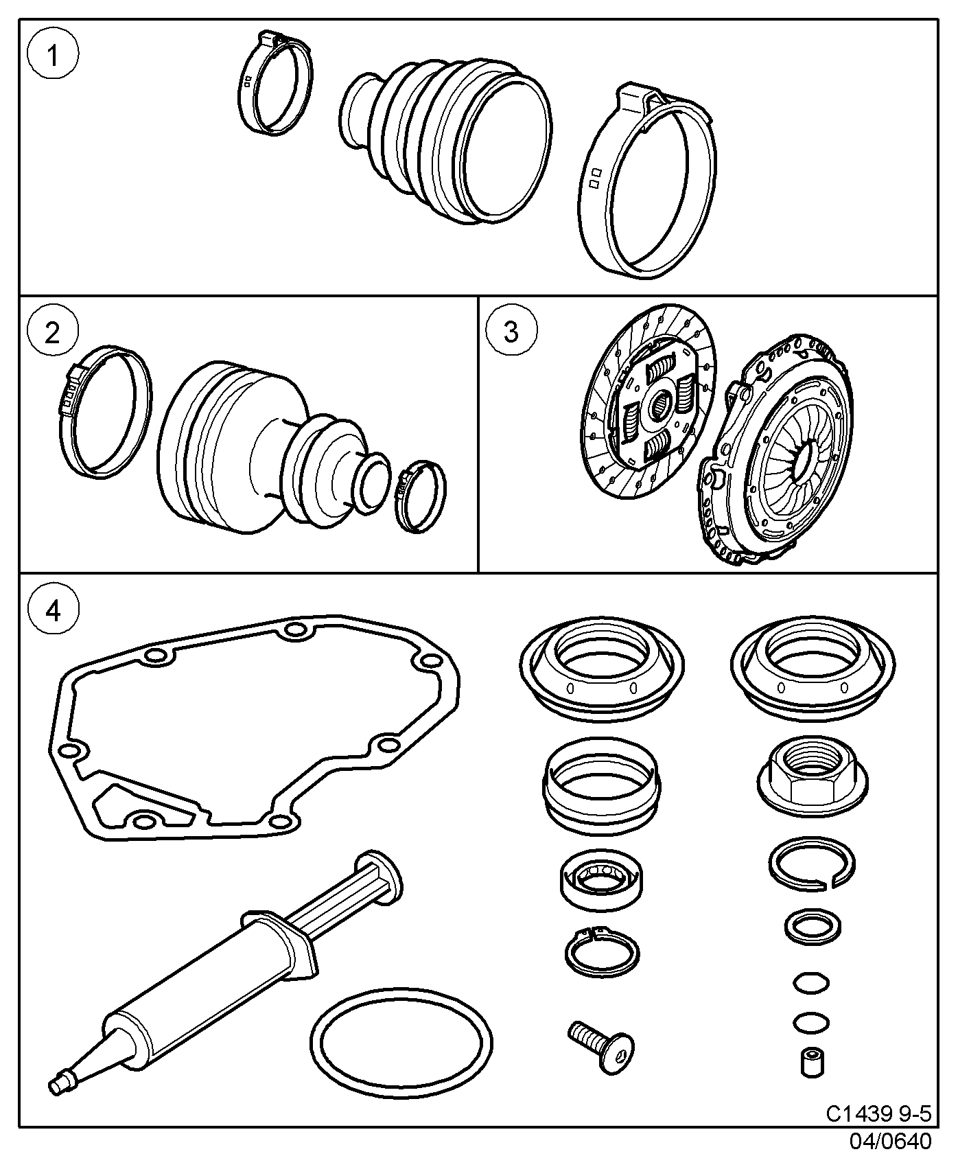 SAAB 89 94 154 - Paljekumi, vetoakseli inparts.fi