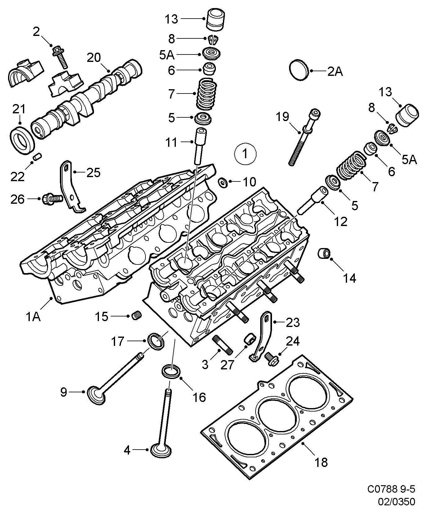 SAAB 4501060 - Syl.kannen pulttisarja inparts.fi