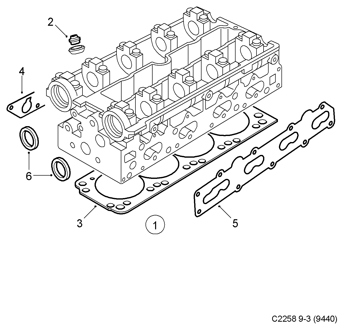 Opel 90 536 057 - Tiiviste, imusarja inparts.fi