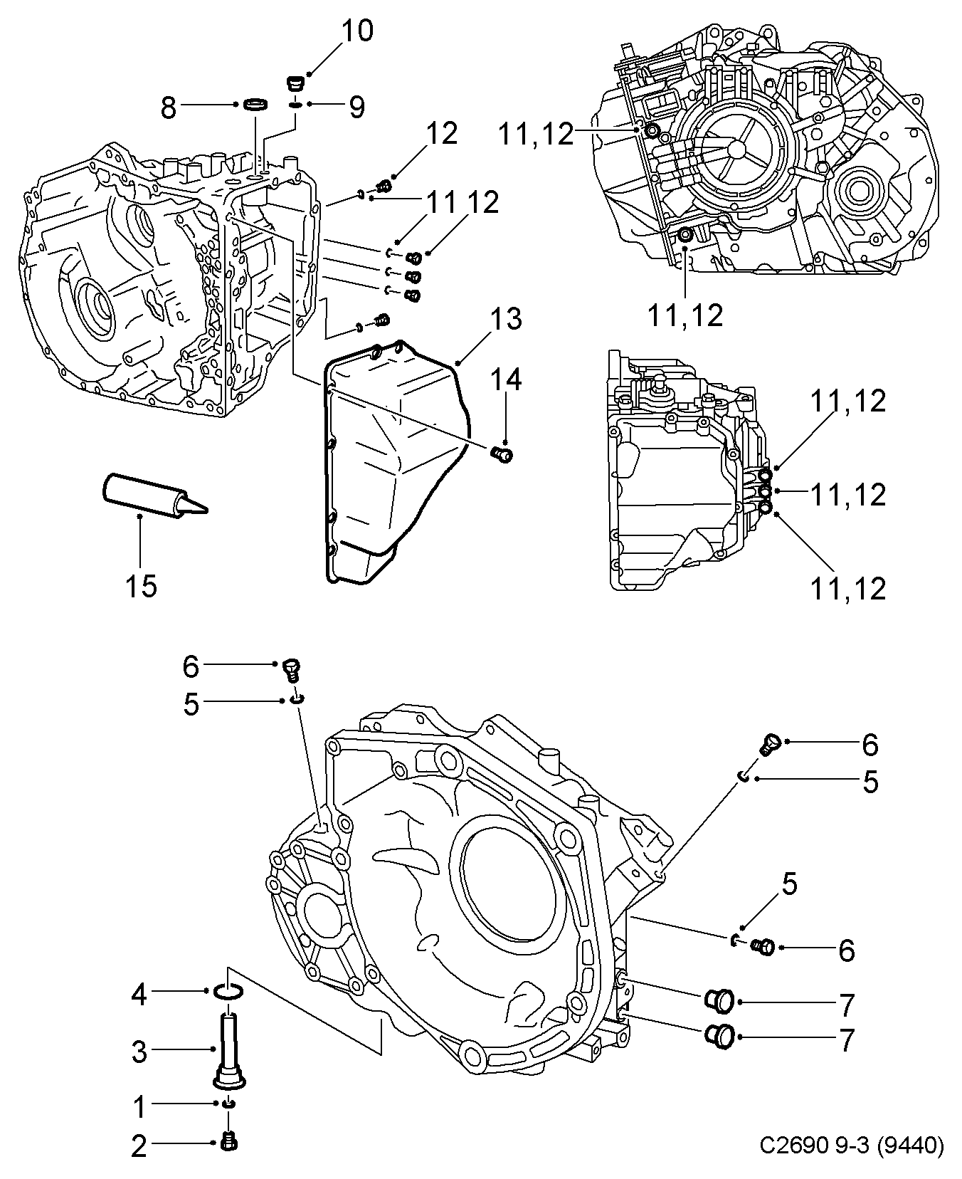 Opel 93 165 267 - Tiiviste, öljykaukalo inparts.fi