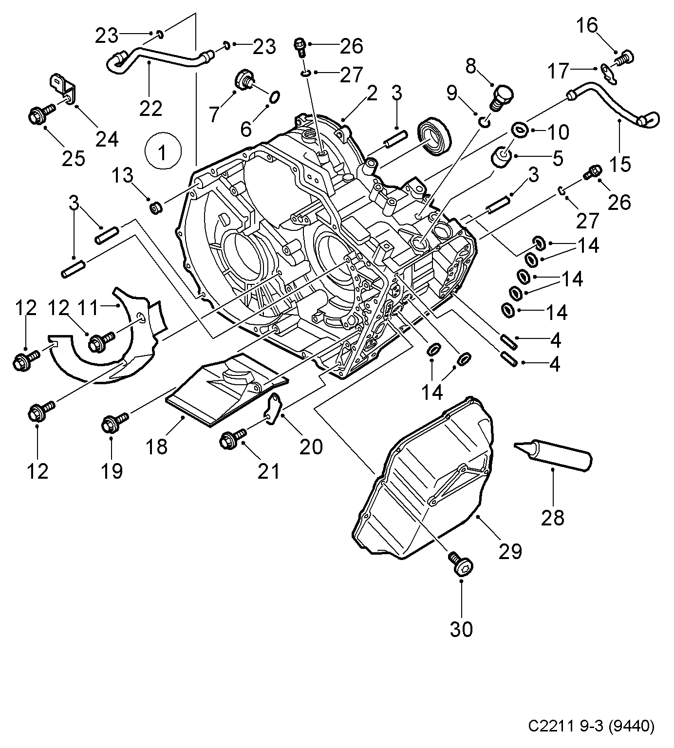 Opel 93177682 - Hydrauliikkasuodatin, automaattivaihteisto inparts.fi