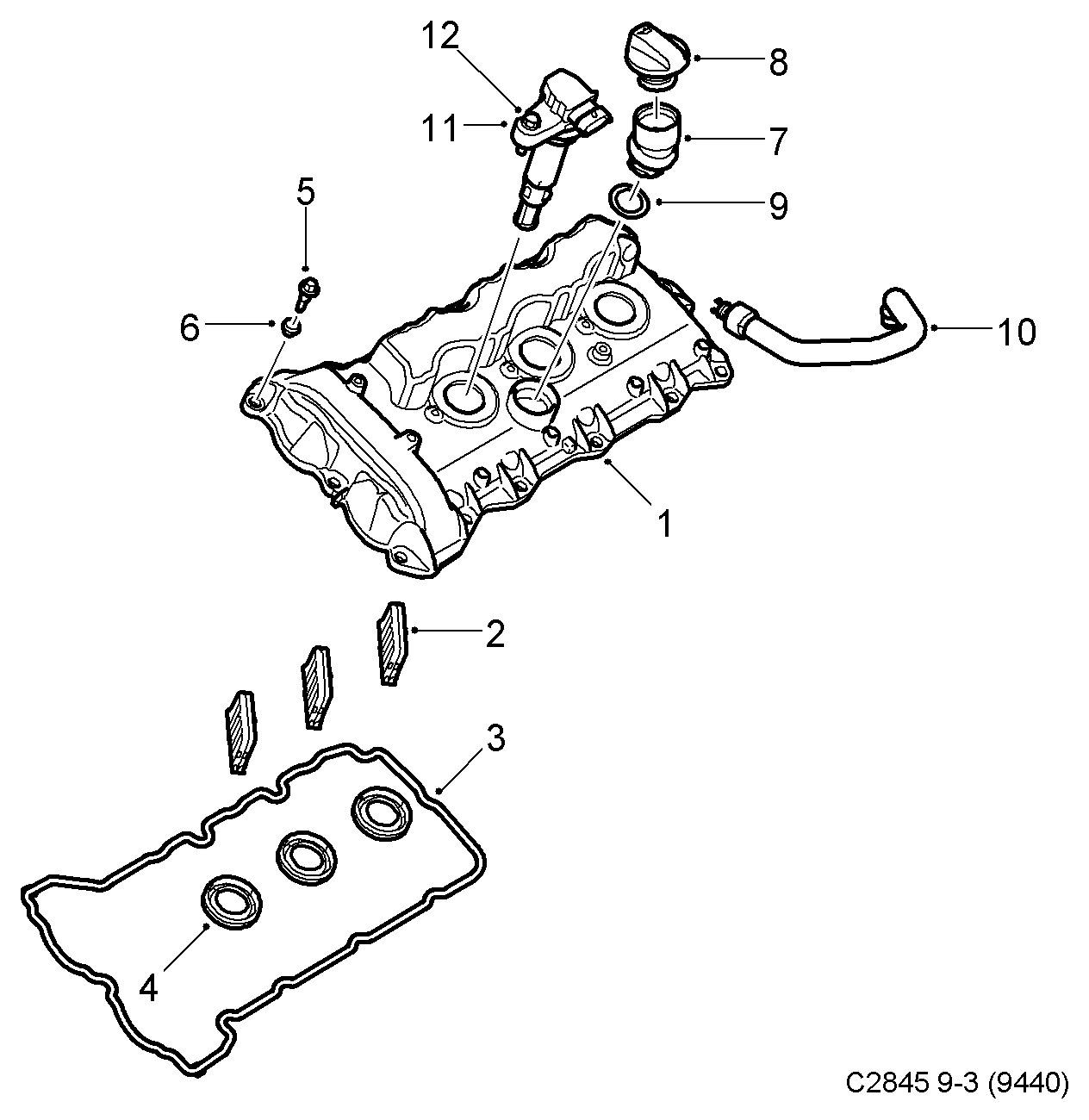 Opel 12 597 637 - Öljynsuodatin inparts.fi