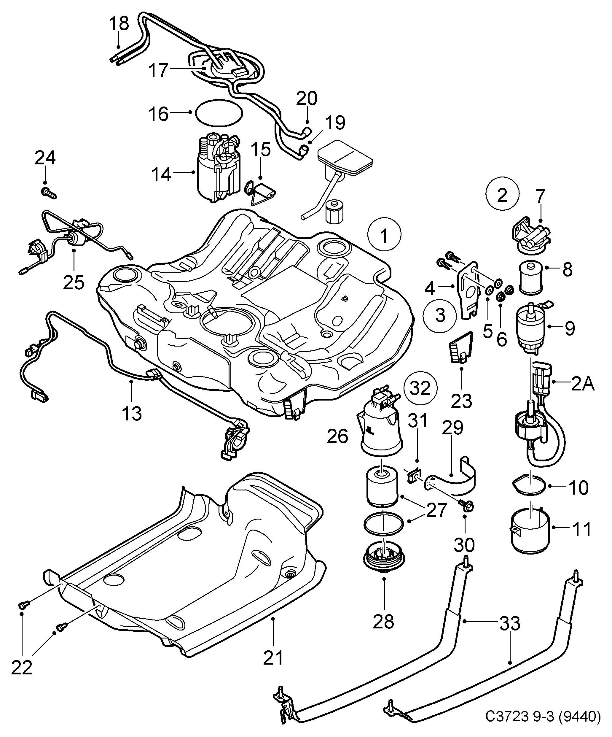 DAEWOO 13263262 - Polttoainesuodatin inparts.fi