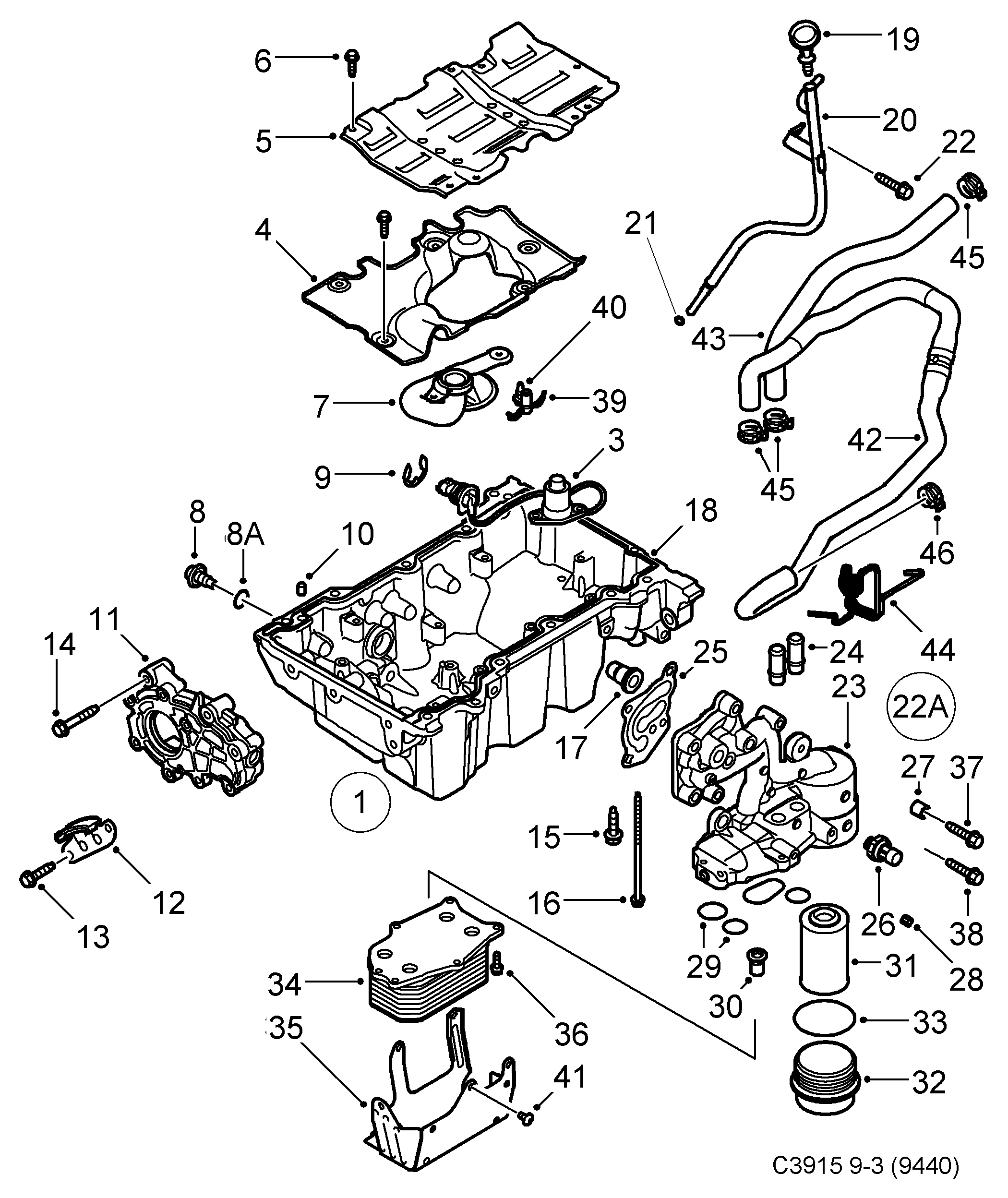 SAAB 11 519 408 - Kierretulppa, öljypohja inparts.fi