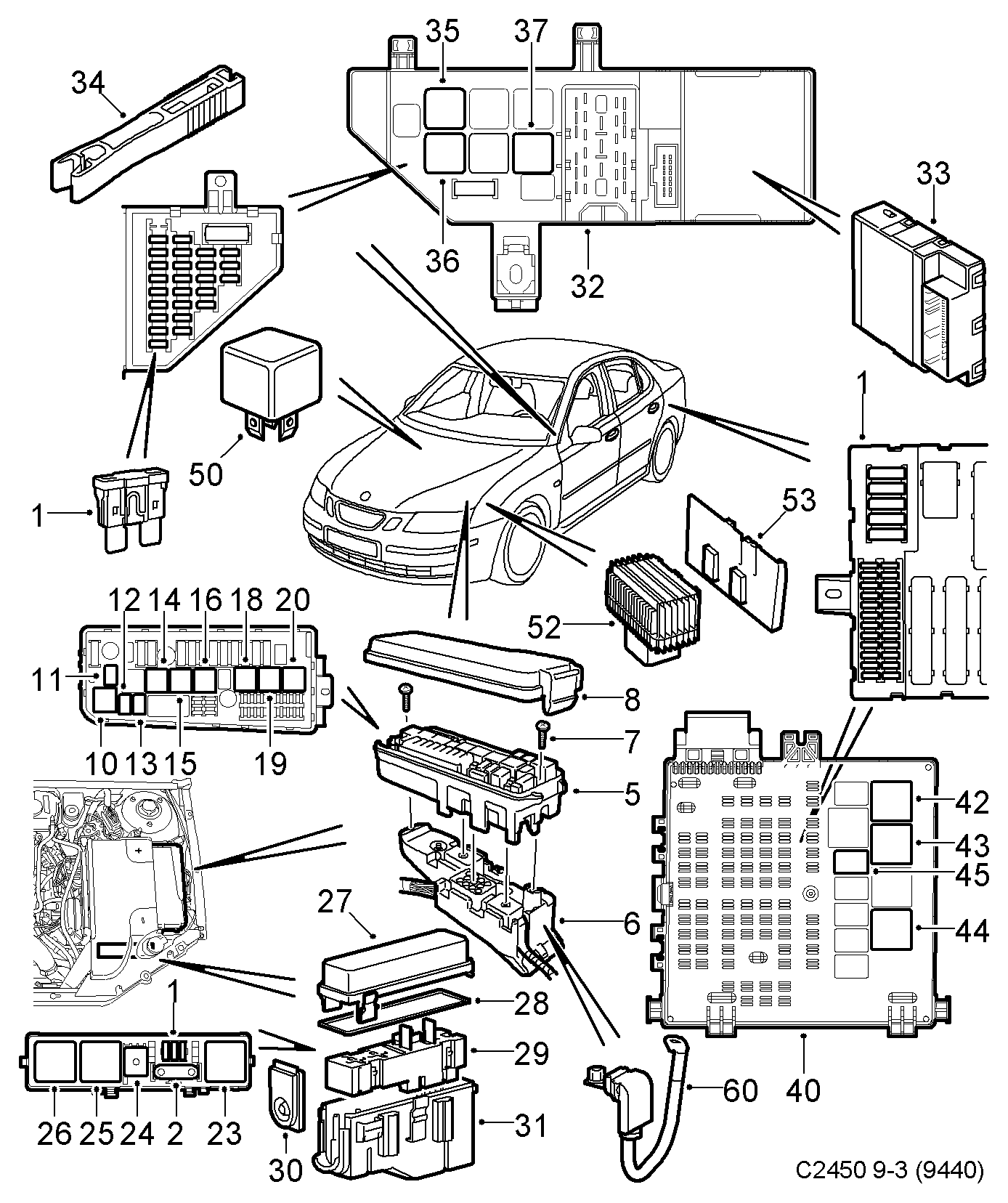 Scania 12796772 - Rele, työvirta inparts.fi