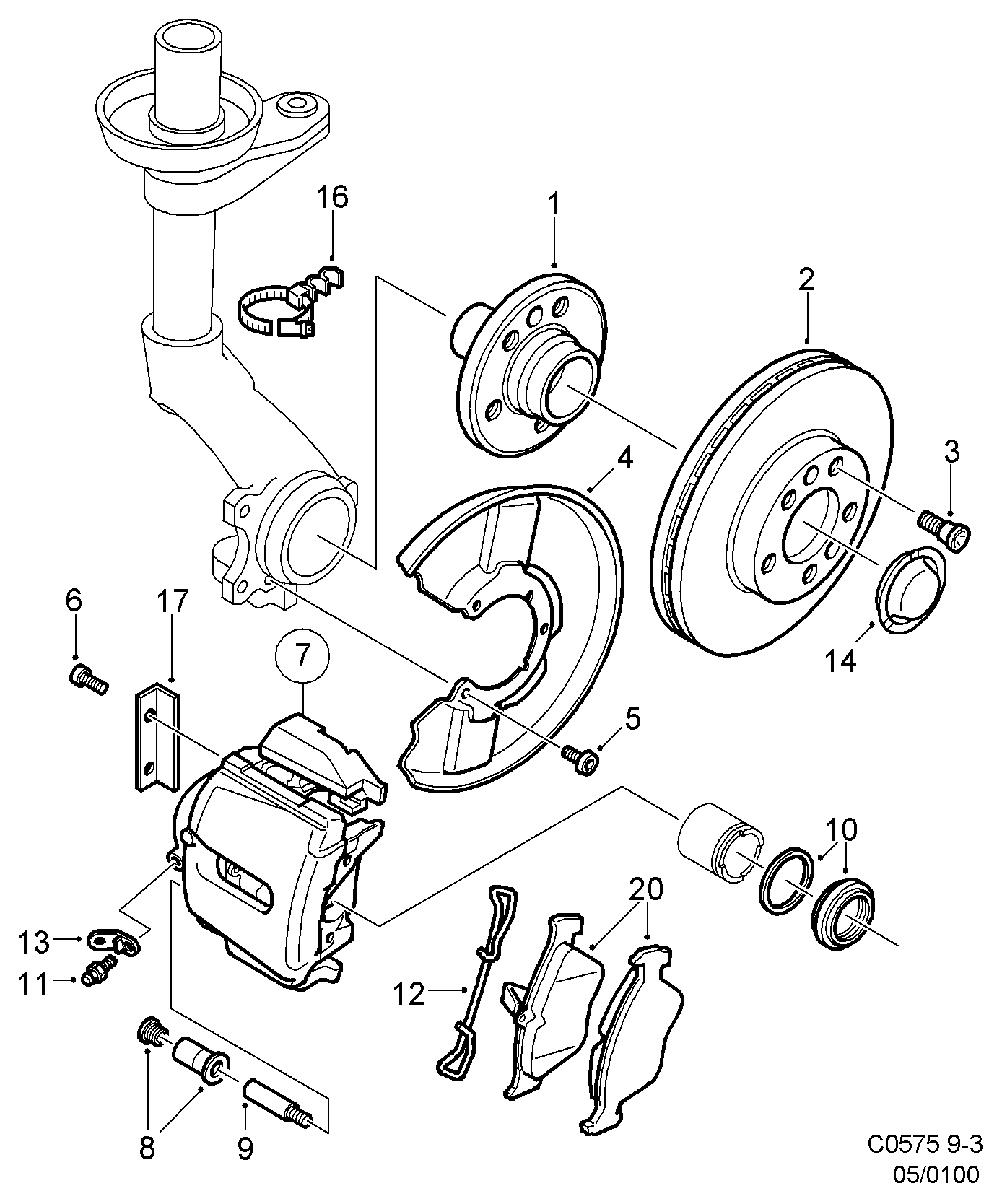 Opel 5390786 - Jarrulevy inparts.fi