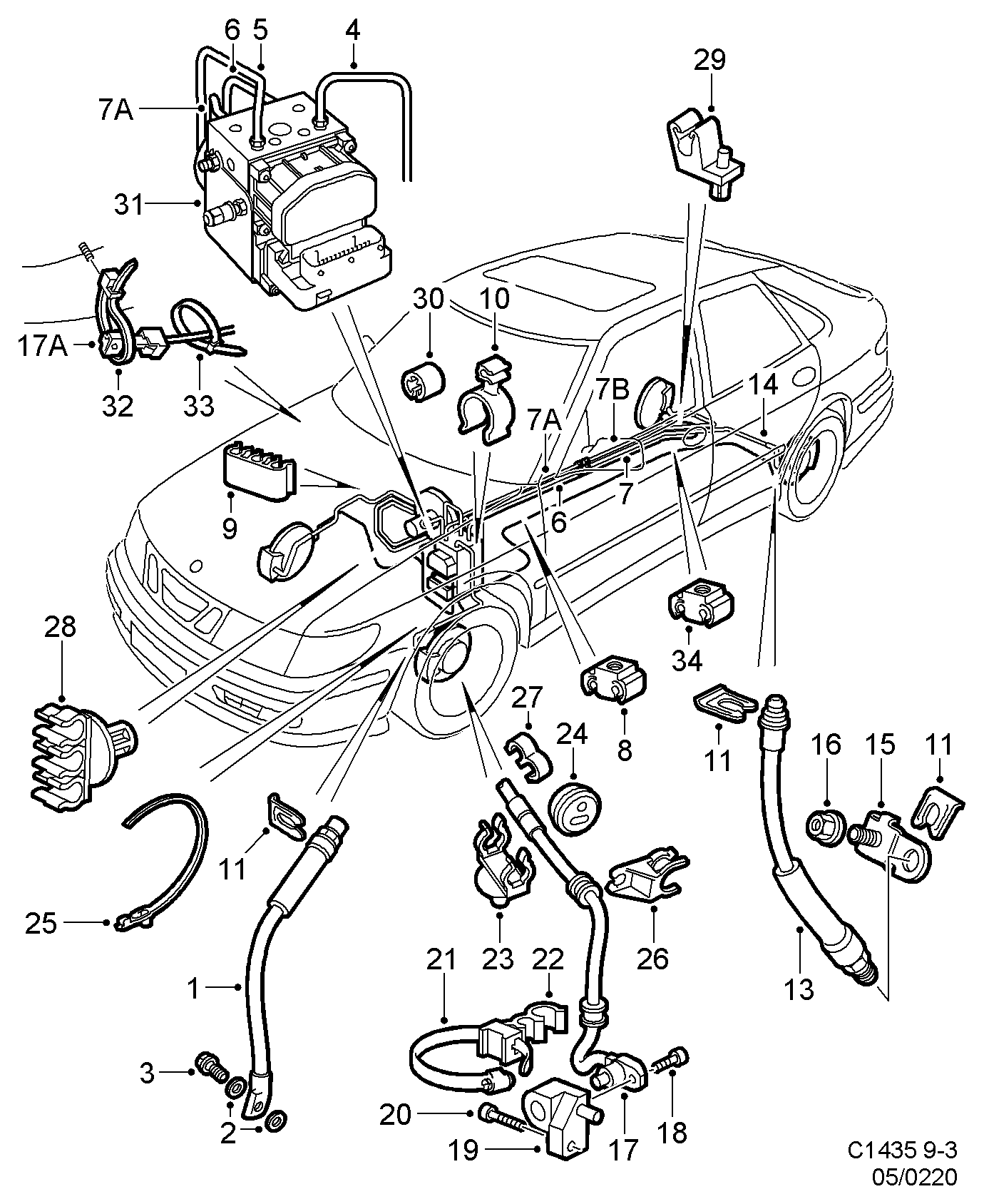 Scania 4241444 - Jarruletku inparts.fi