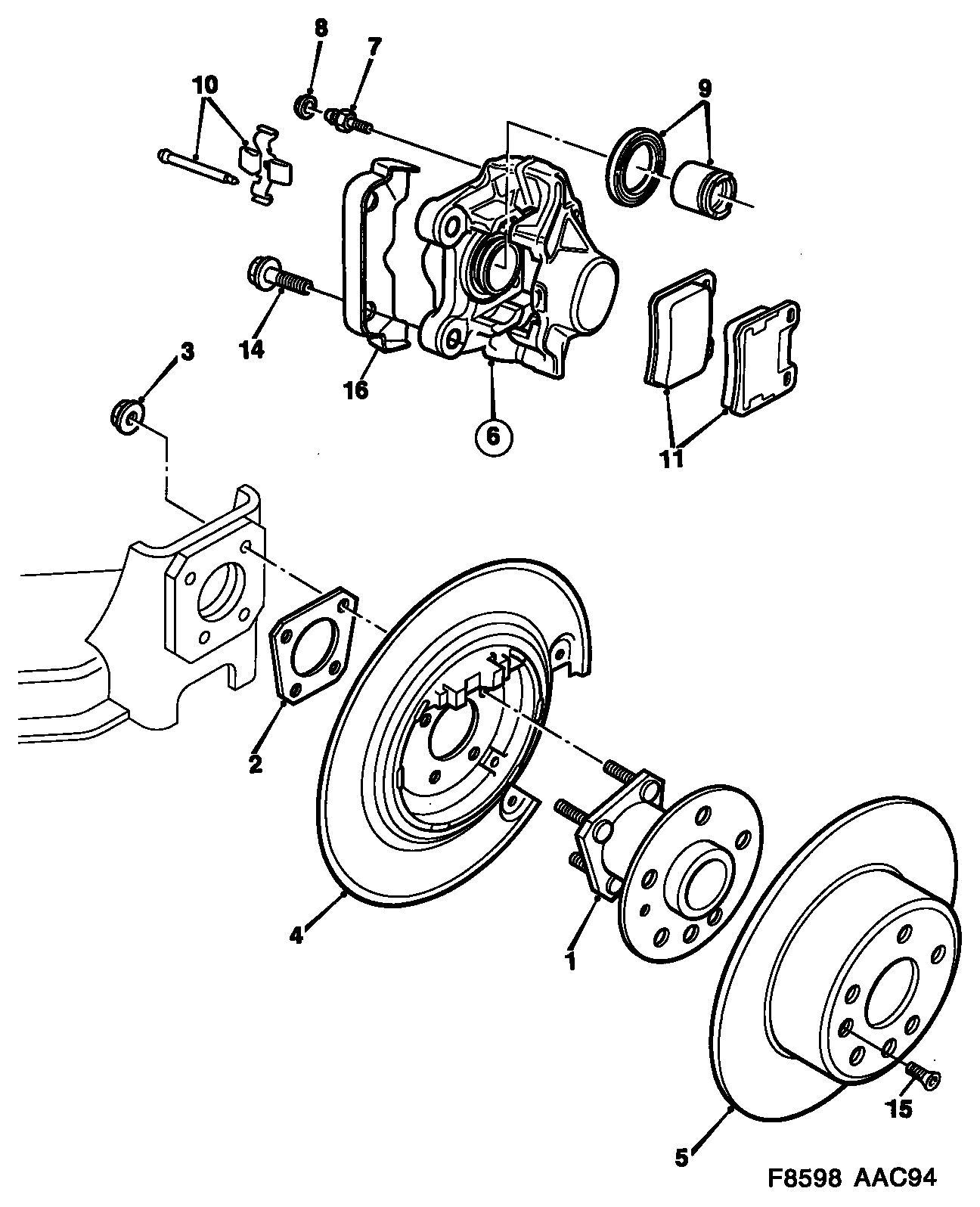 Opel 4837241 - Jarrupala, levyjarru inparts.fi