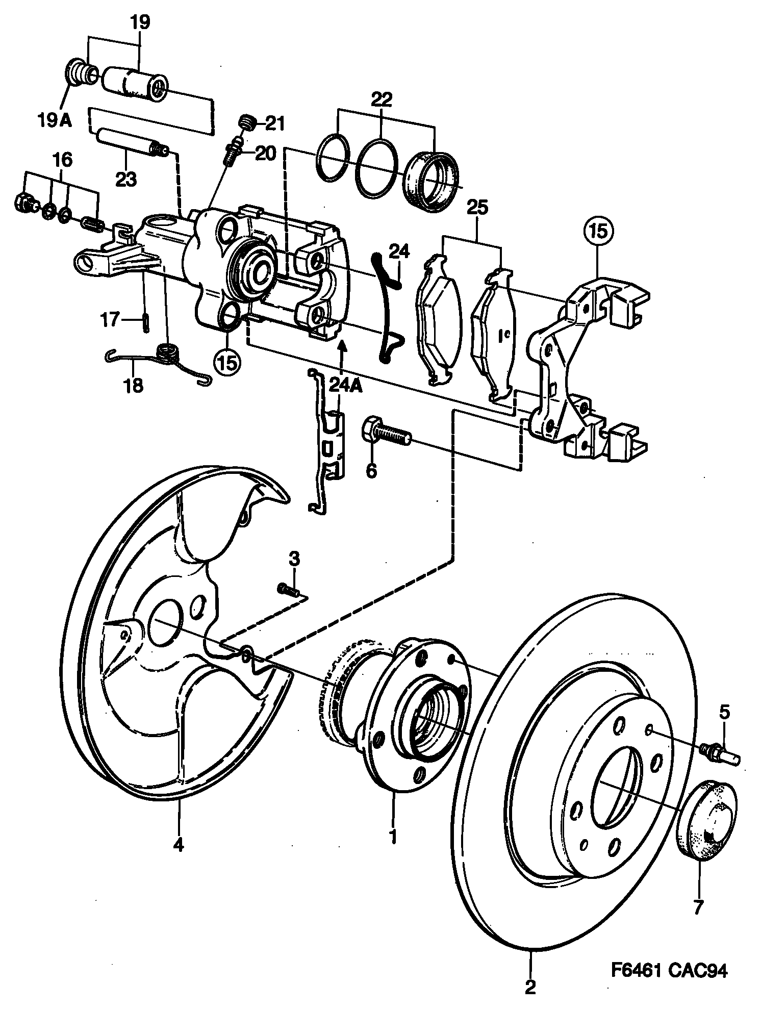 Opel 50 55 967 - Jarrupala, levyjarru inparts.fi