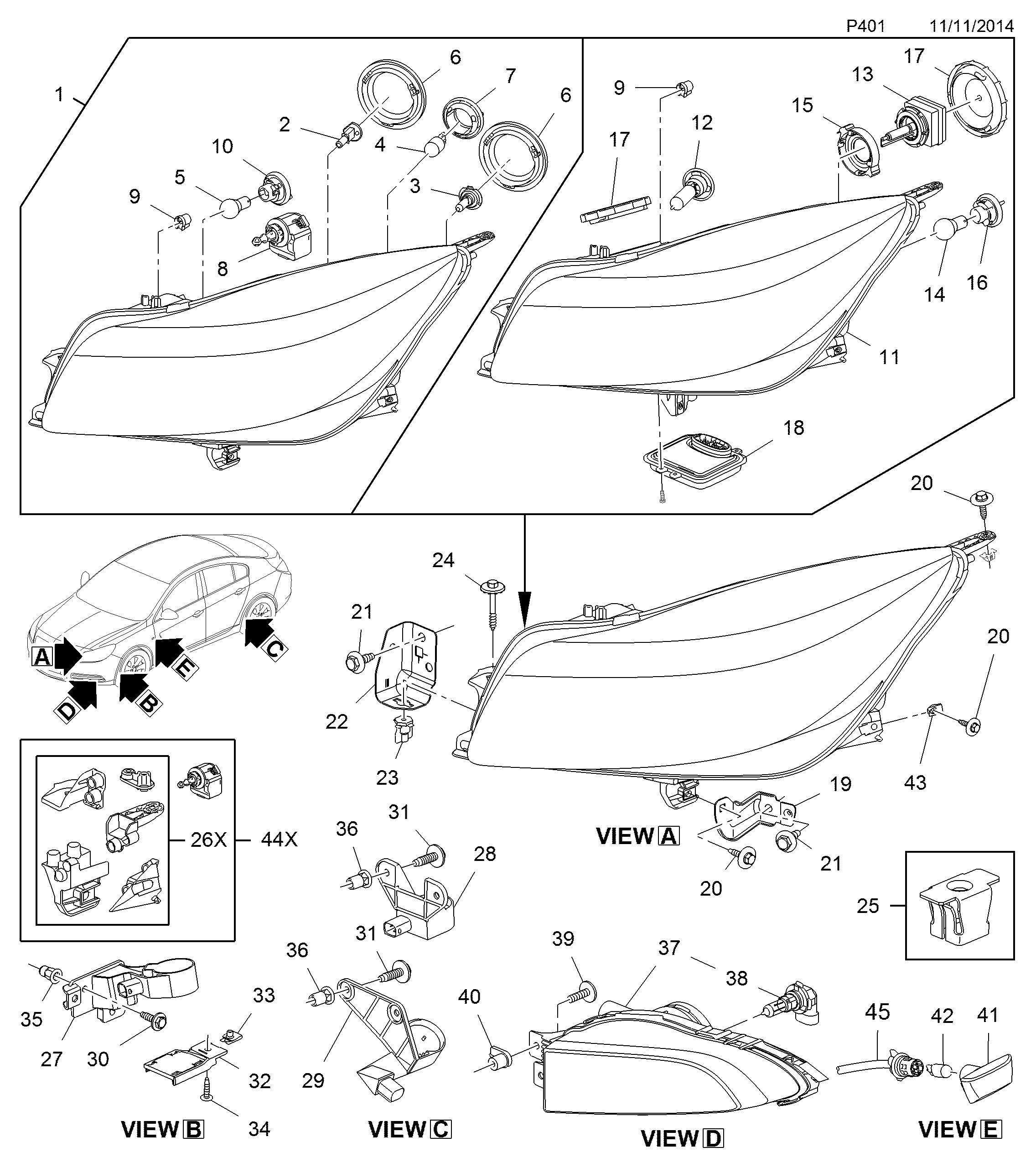 Vauxhall 20 98 342 - Hehkulankapolttimo, sumuvalo inparts.fi