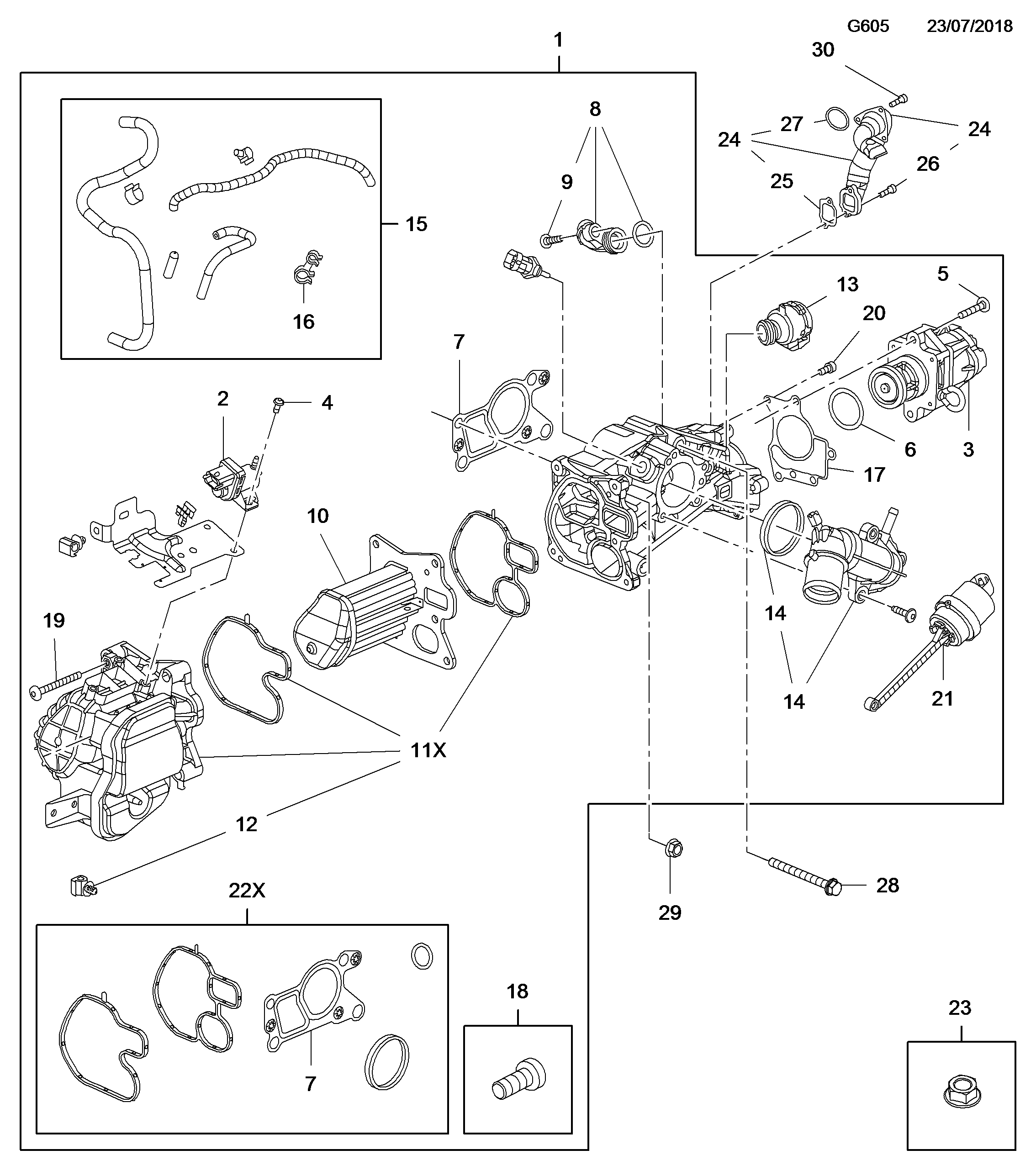 Opel 851005* - Venttiili, pakokaasun kierrätys inparts.fi