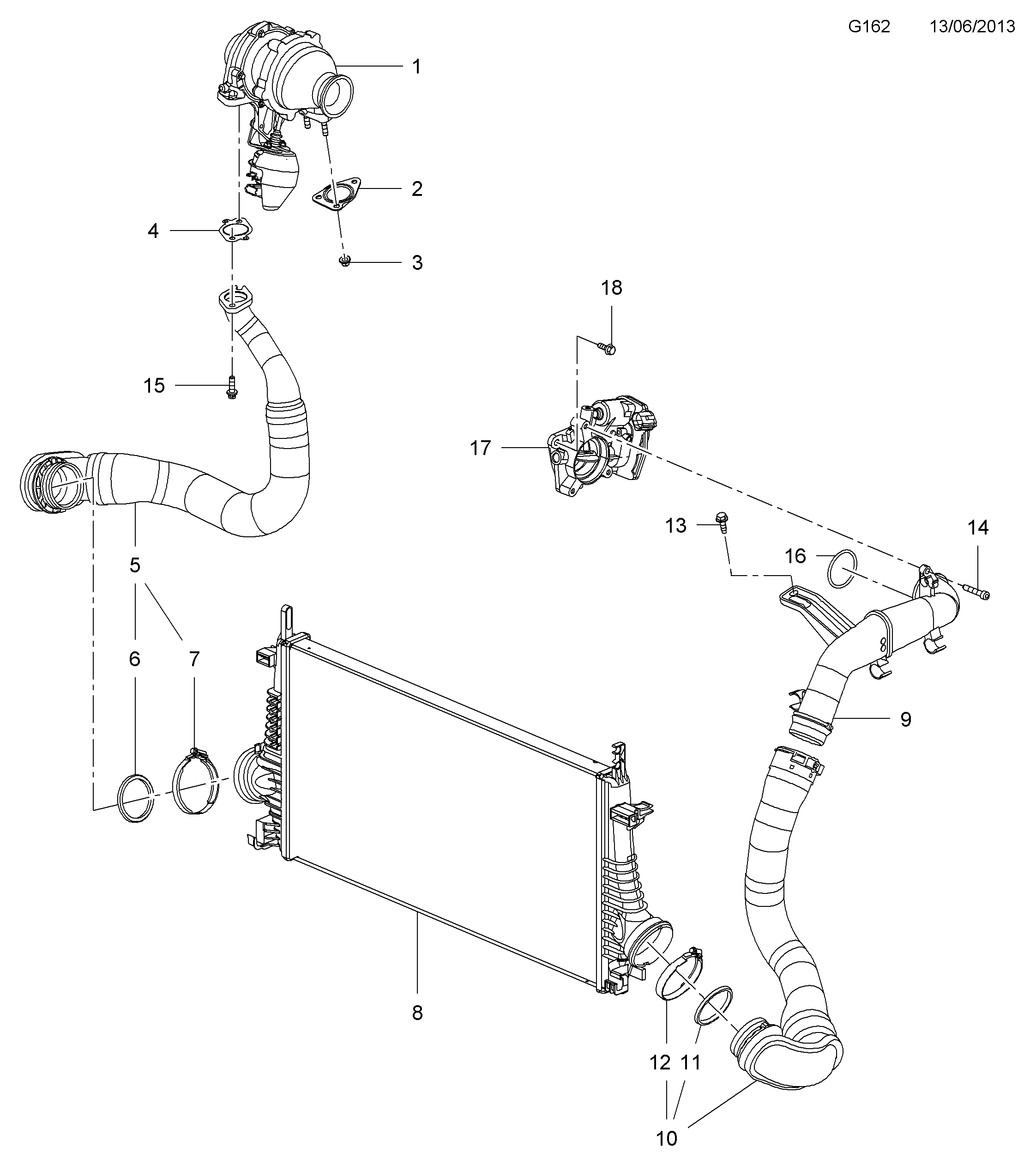 Opel 8 25 611 - Kaasuläpän kotelo inparts.fi