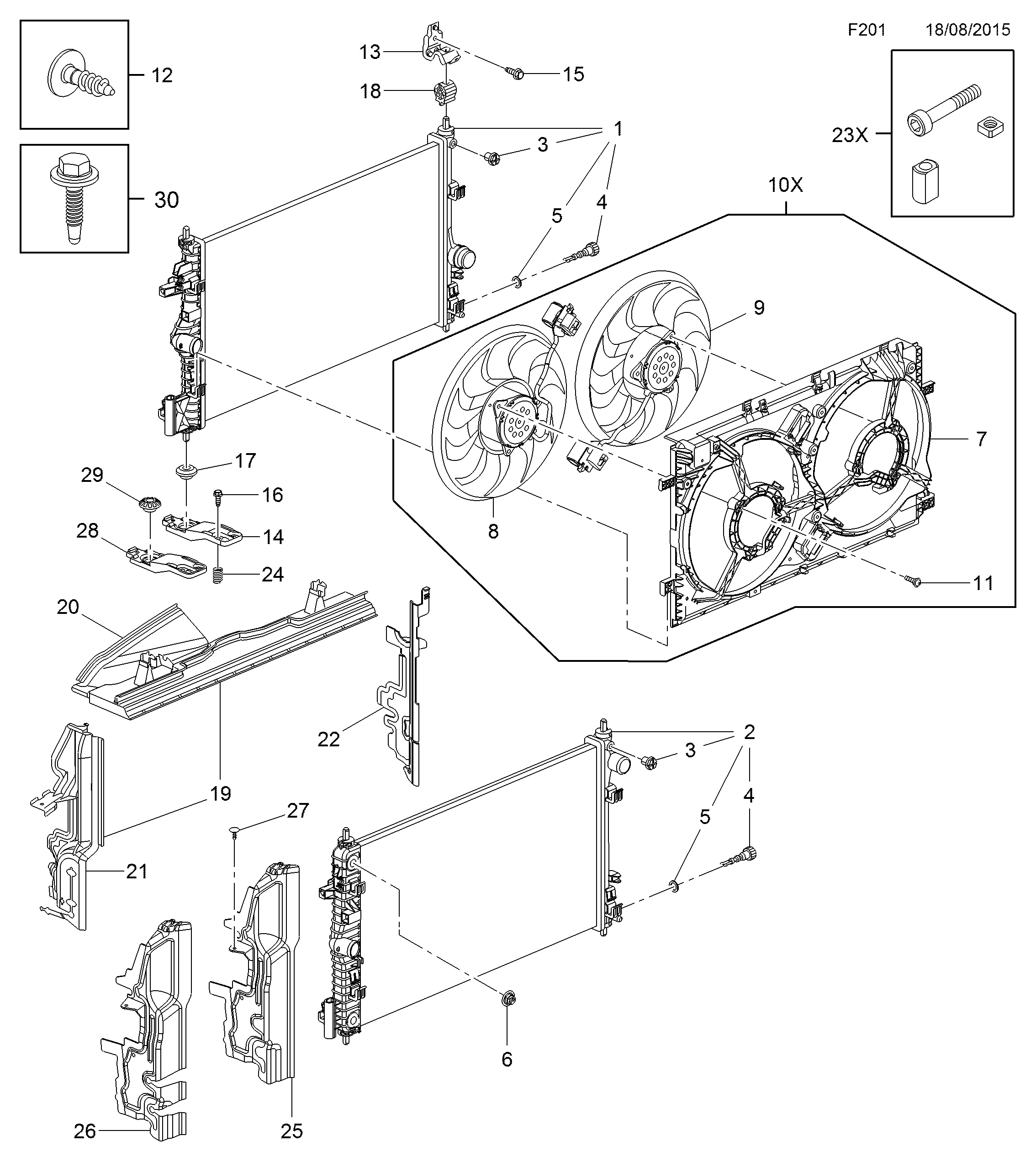 Opel 1 300 291 - Jäähdytin,moottorin jäähdytys inparts.fi