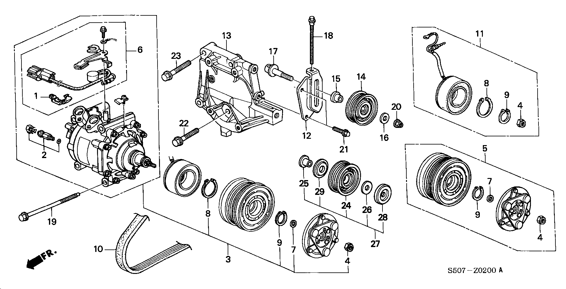 Mitsubishi 38920PEC003 - Moniurahihna inparts.fi