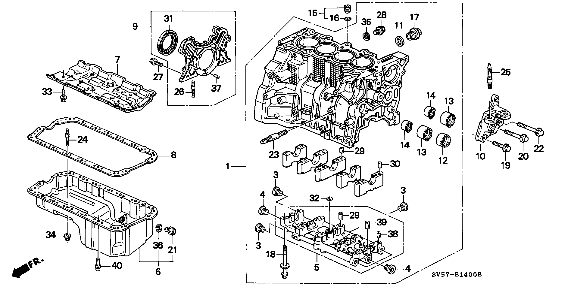 Honda 91214PR4A01 - Akselitiiviste, kampiakseli inparts.fi