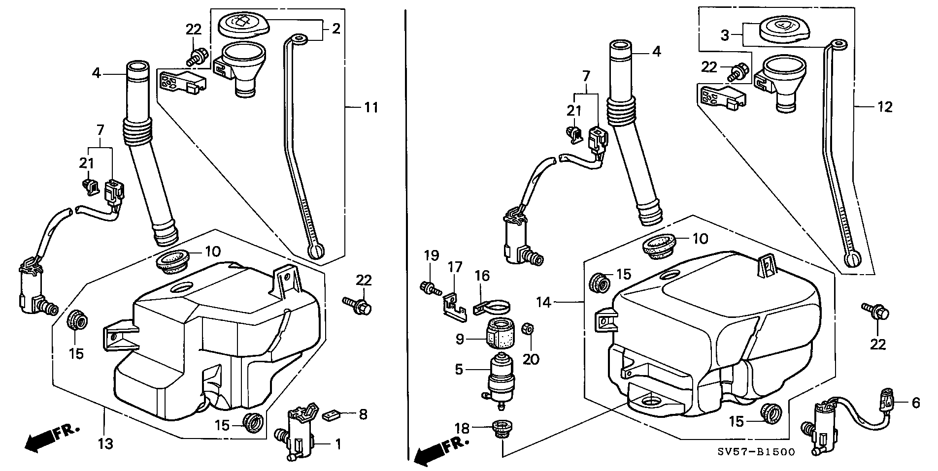 Honda 76806SV5A02 - Pesunestepumppu, lasinpesu inparts.fi