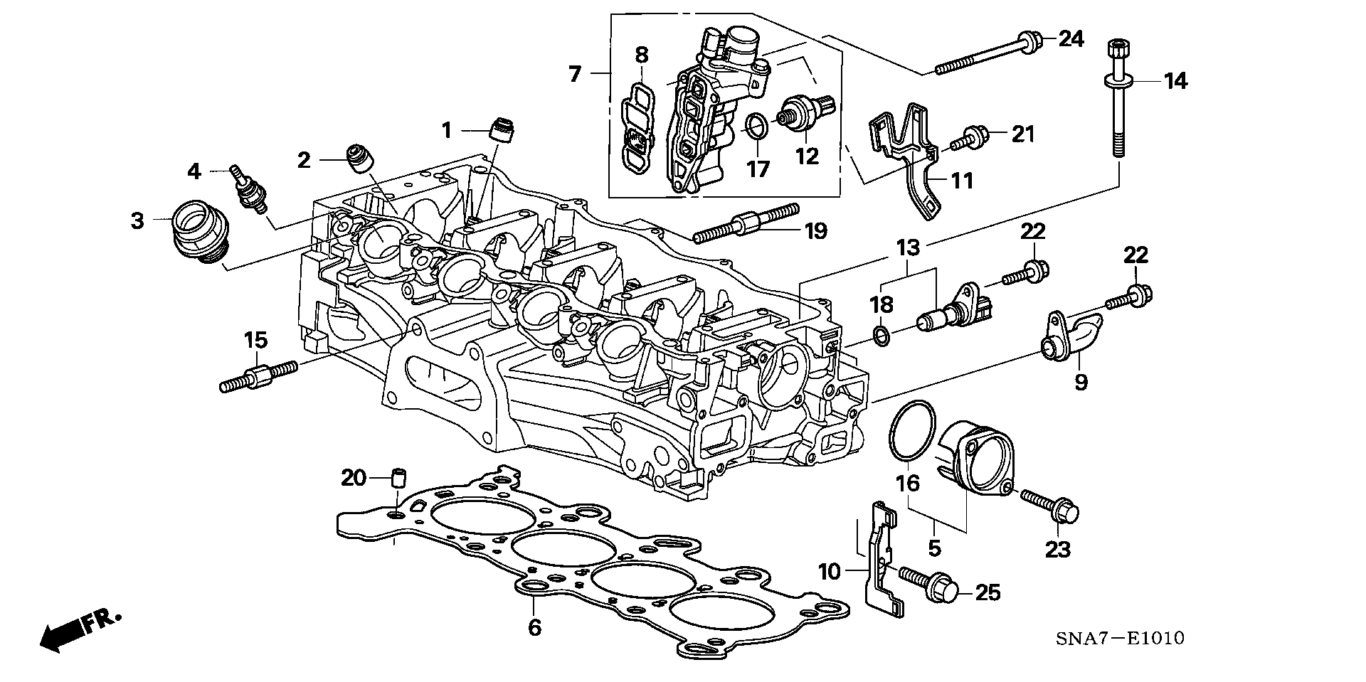 Honda 12211-PZ1-003 - Tiiviste, venttiilivarsi inparts.fi