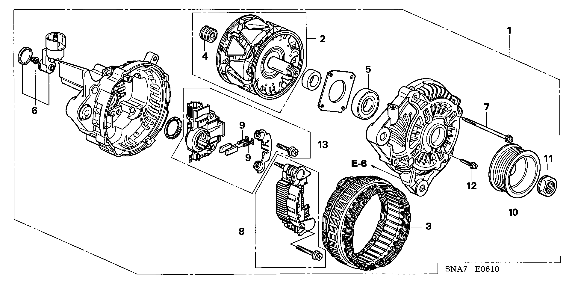 Honda 31150-RNA-A01 - Jänniteensäädin inparts.fi