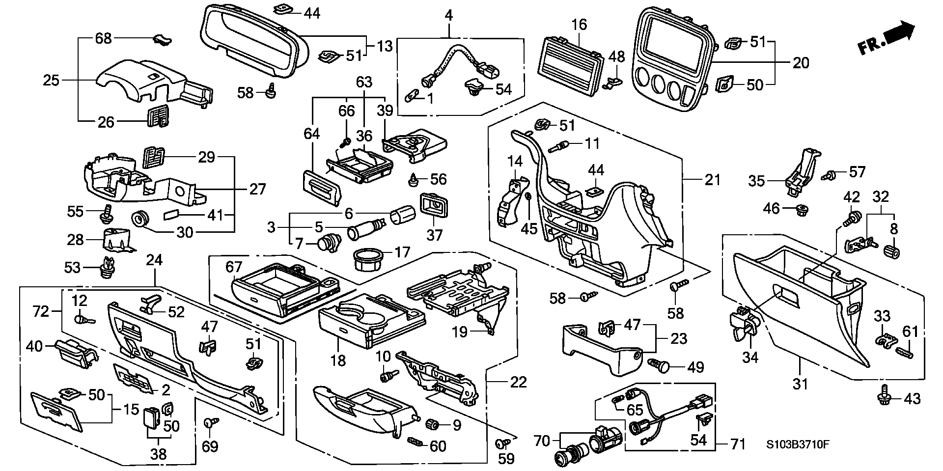 Honda 91550SH3003YU - Suoja / koristelista inparts.fi