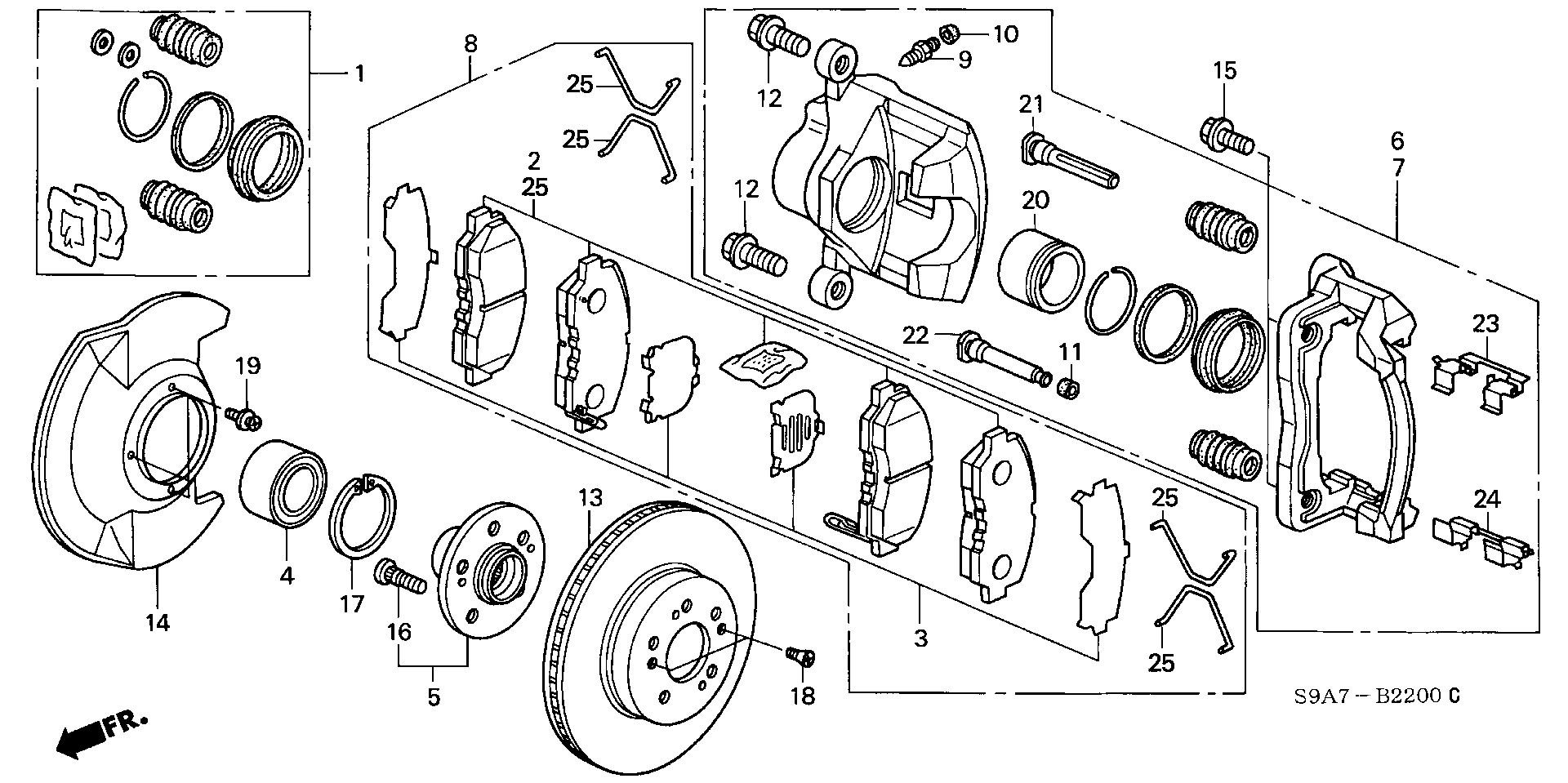 TOYOTA 45022S9AE50 - Jarrupala, levyjarru inparts.fi