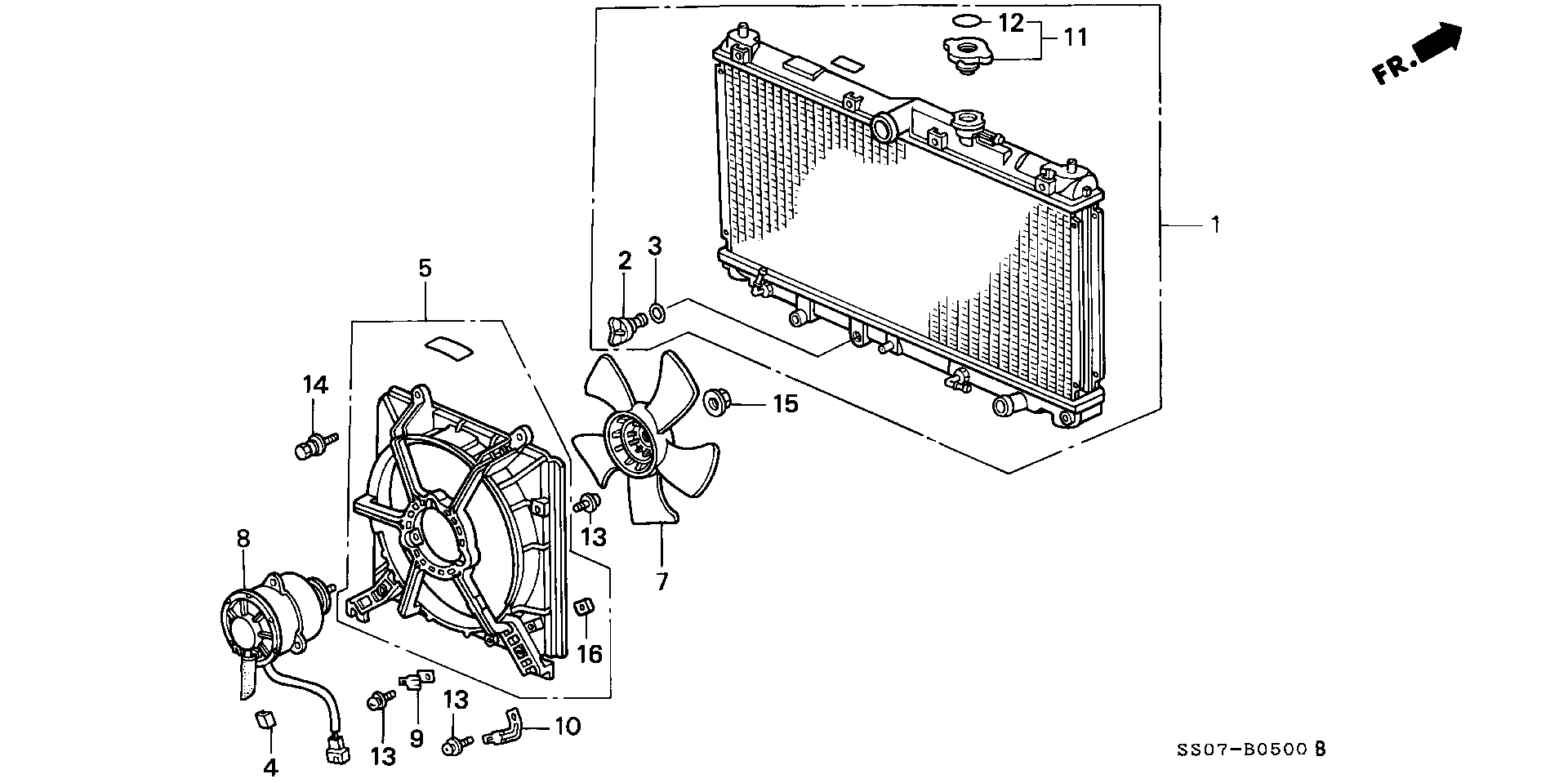 TOYOTA 19045PT0003 - Korkki, jäähdytin inparts.fi