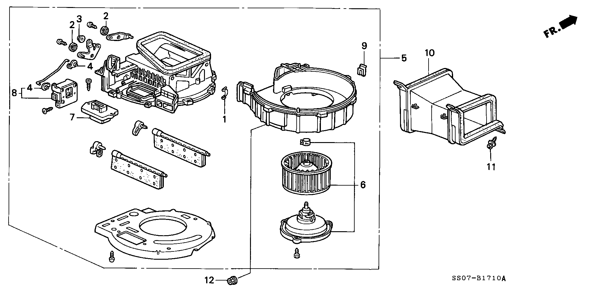 Honda 79 310 SR3 A01 - Sähkömoottori, sisätilanpuhallin inparts.fi