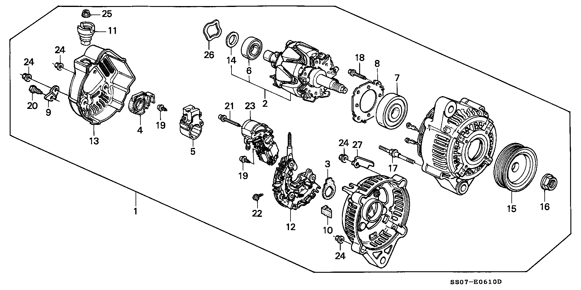 Honda 31150-PD6-024 - Jänniteensäädin inparts.fi