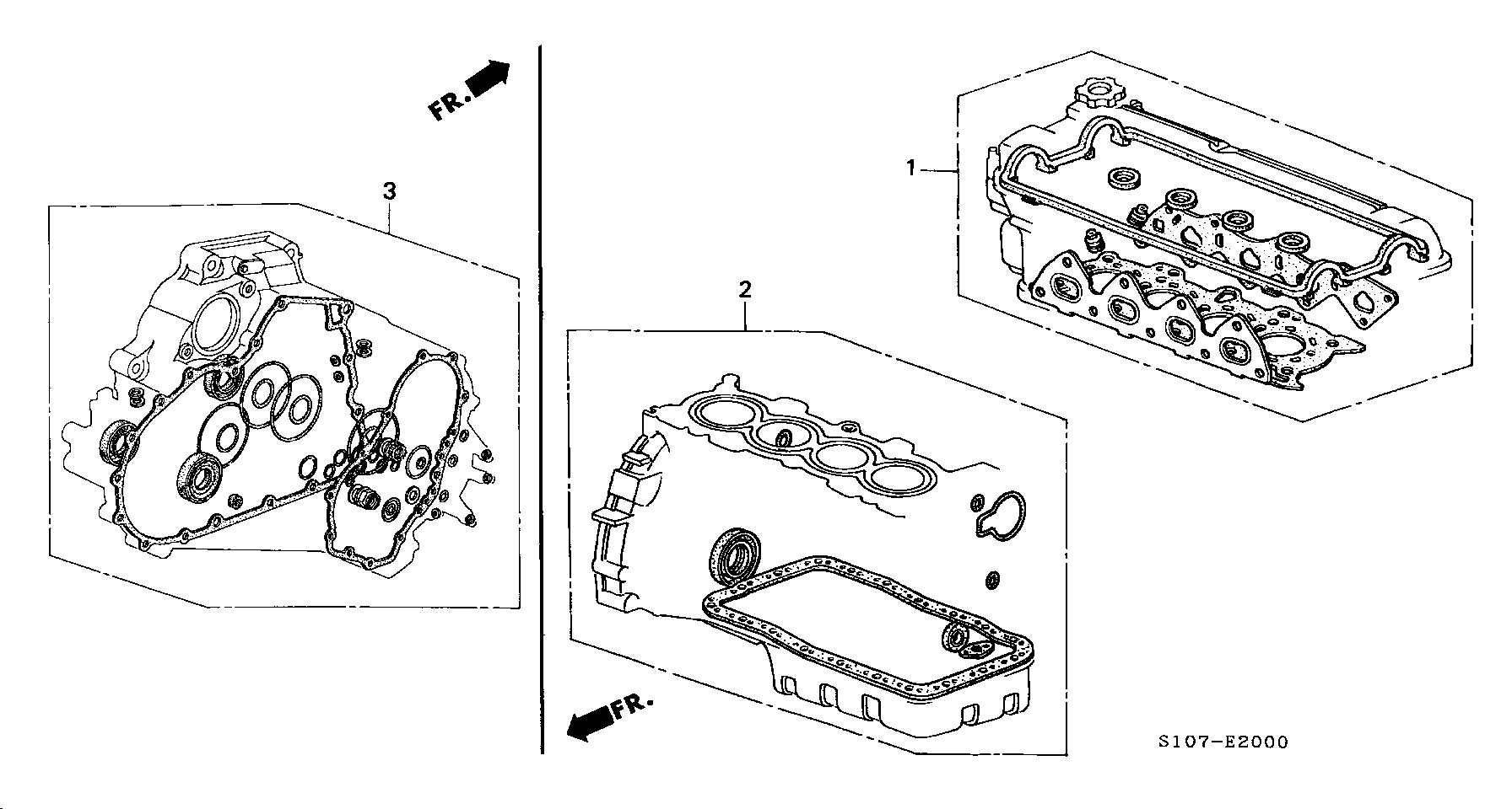 Honda 06110-P3F-902 - Tiivistesarja, sylinterikansi inparts.fi