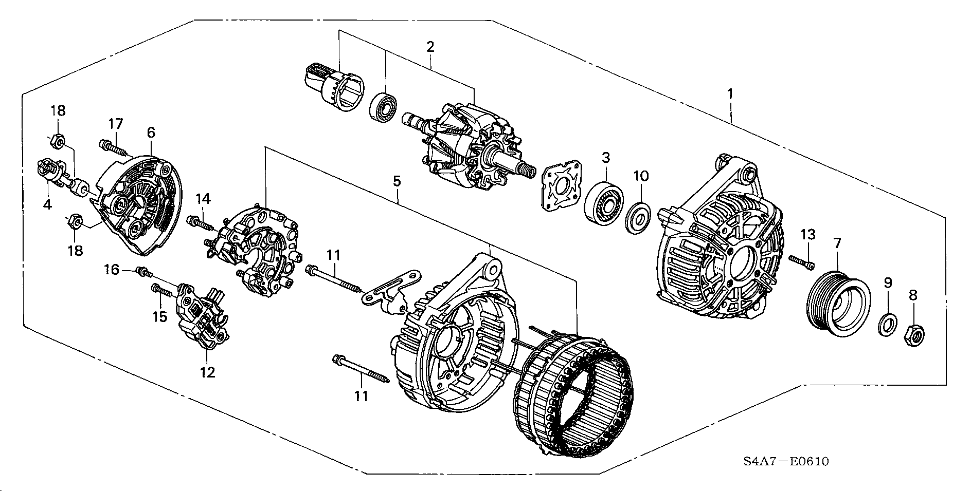 Honda 31101PDFE01 - Pyörijä inparts.fi