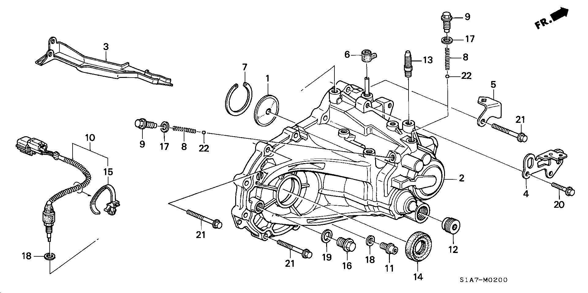 Honda 35600 P20 003 - Kytkin, peruutusvalo inparts.fi