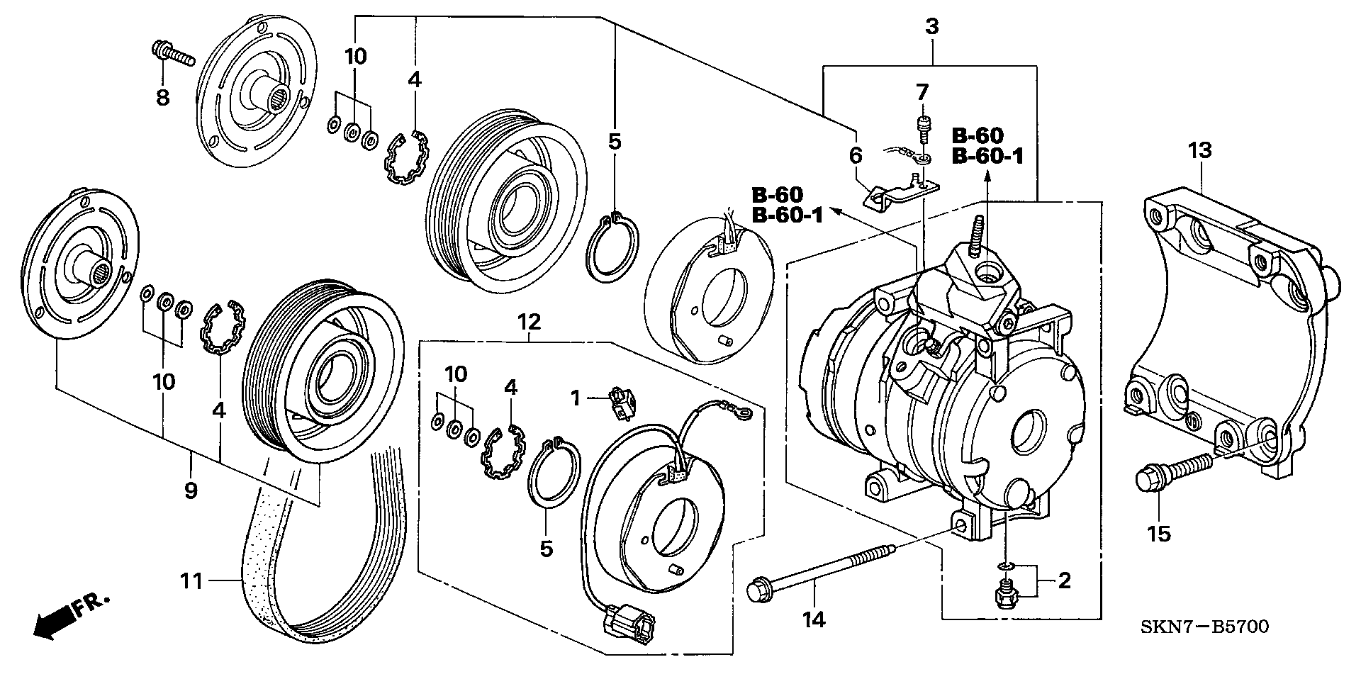 Honda 38920-RBD-E01 - Moniurahihna inparts.fi