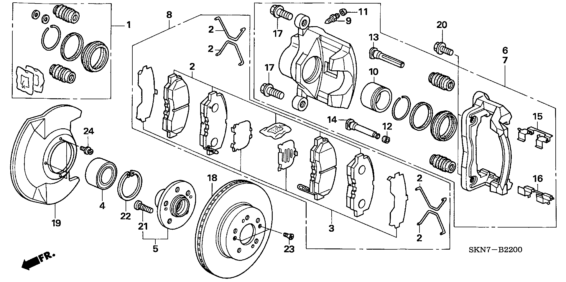 Honda 45019-SCA-E00 - Jarrusatula inparts.fi