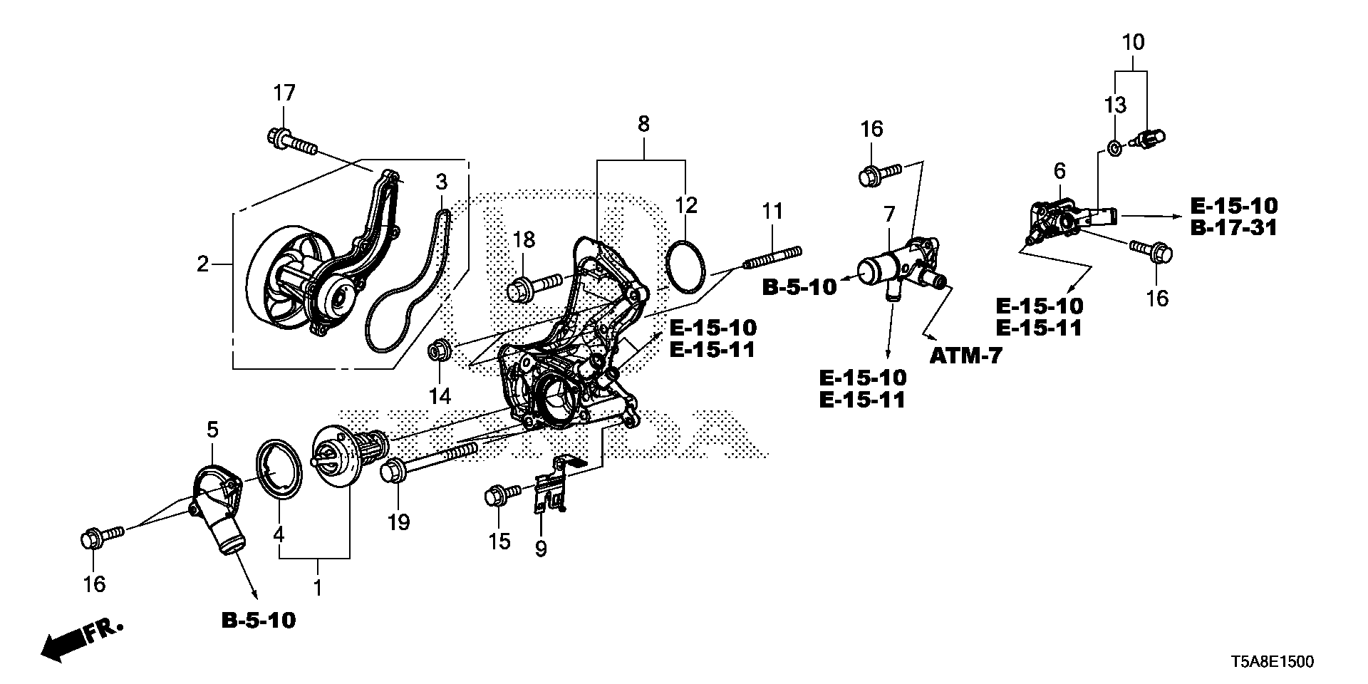 Honda 061935R0000 - Termostaatti, jäähdytysneste inparts.fi