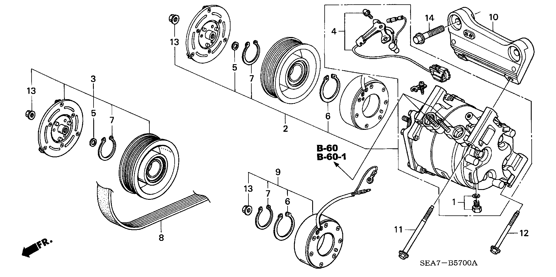 Honda 38920-RBA-E03 - Moniurahihna inparts.fi