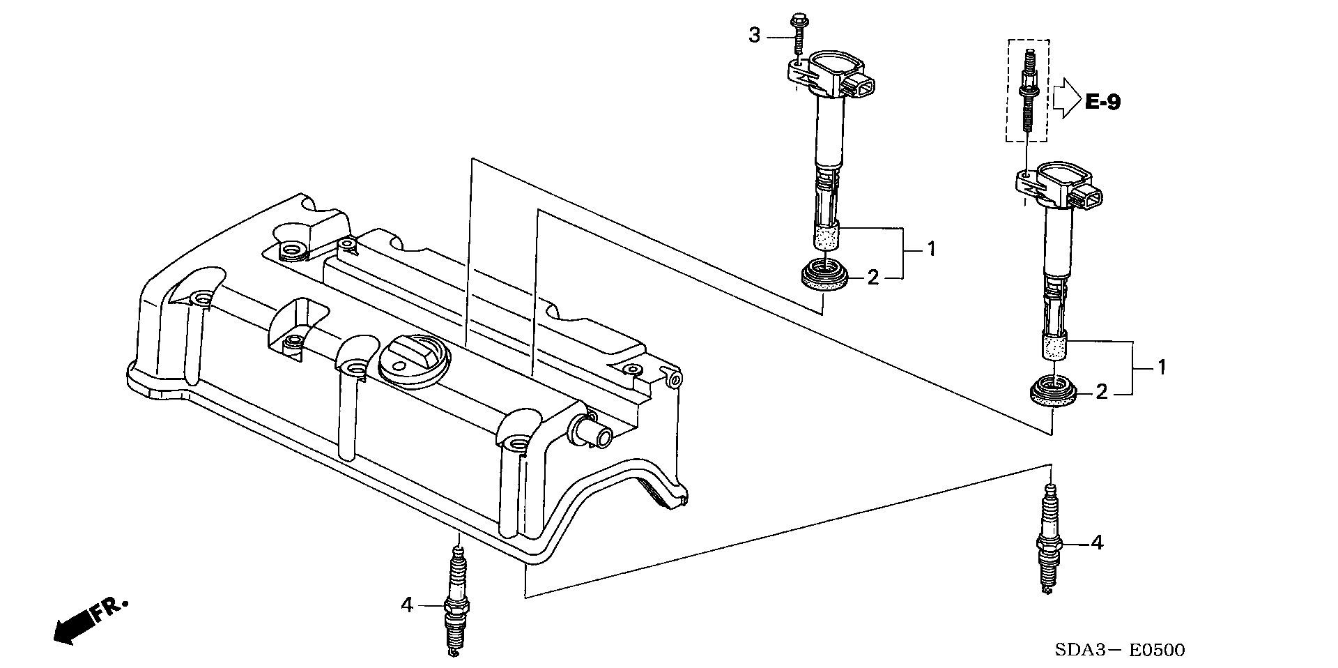 Honda 30522PFE004 - Tiiviste, termostaatti inparts.fi