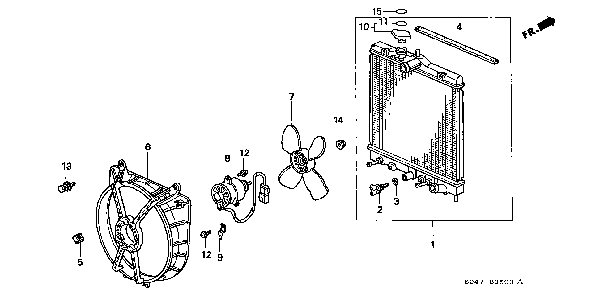 Honda 19045-P08-013 - Korkki, jäähdytin inparts.fi