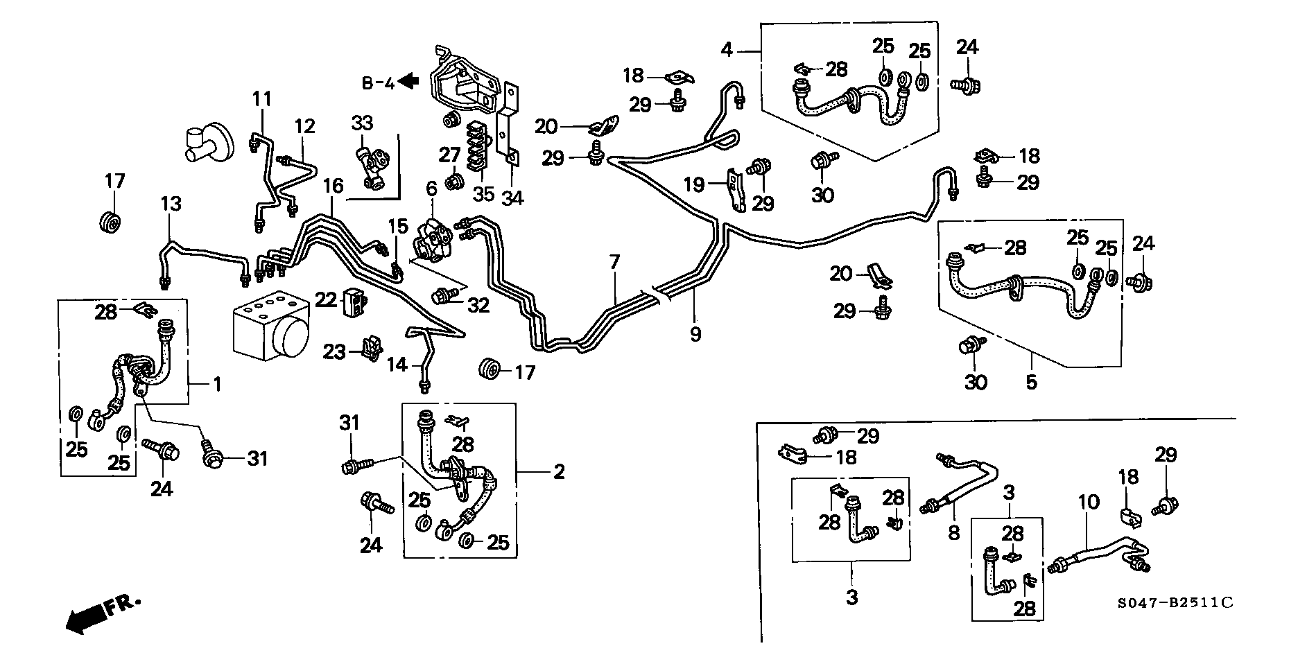 Honda 01464-S04-J00 - Jarruletku inparts.fi