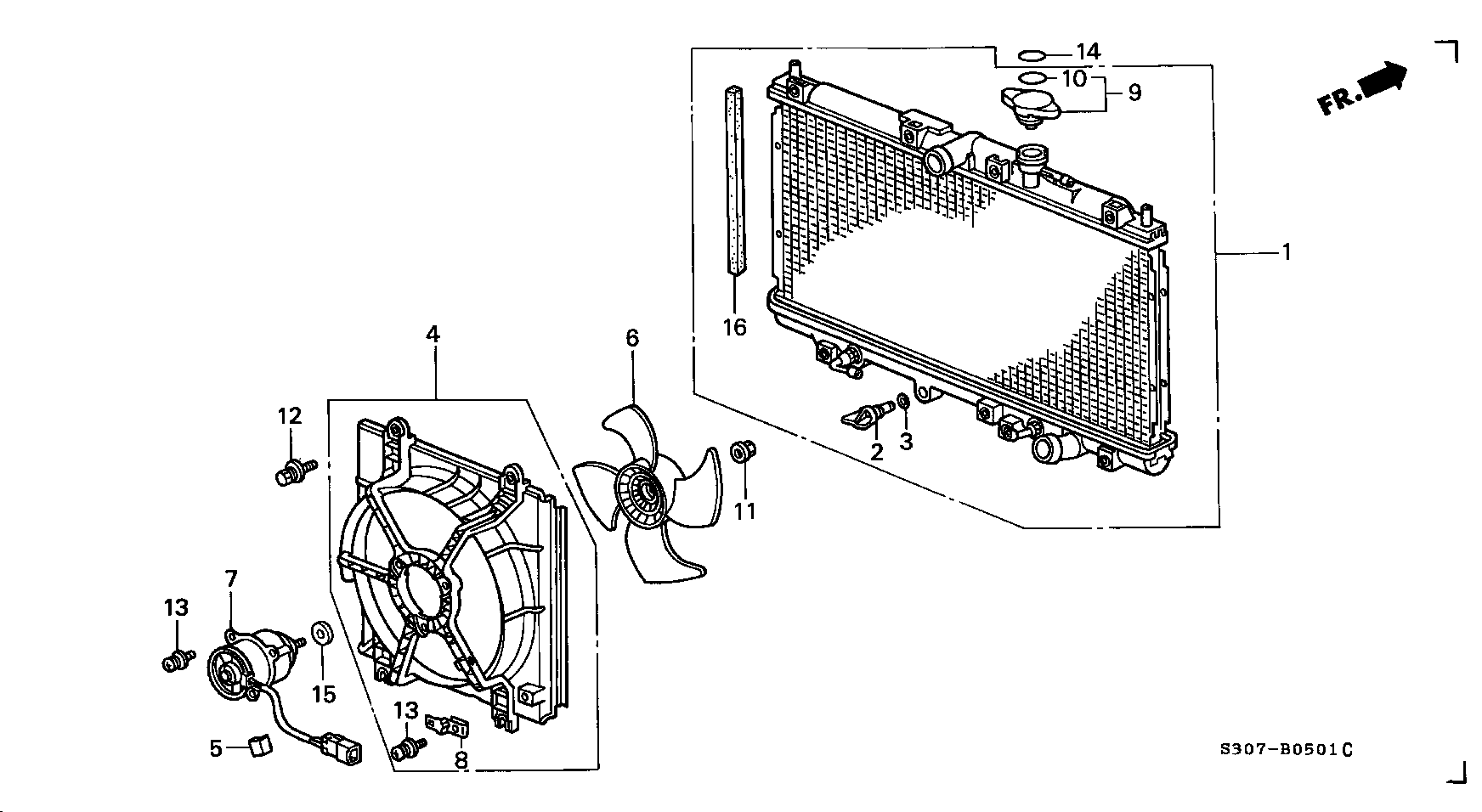 Honda 19045PT0004 - Korkki, jäähdytin inparts.fi