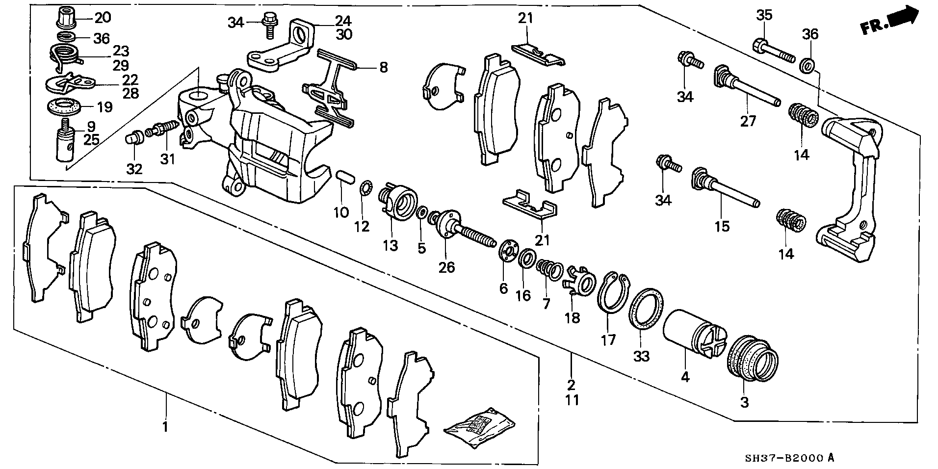 Honda 43022-SH3-G01 - Jarrupala, levyjarru inparts.fi