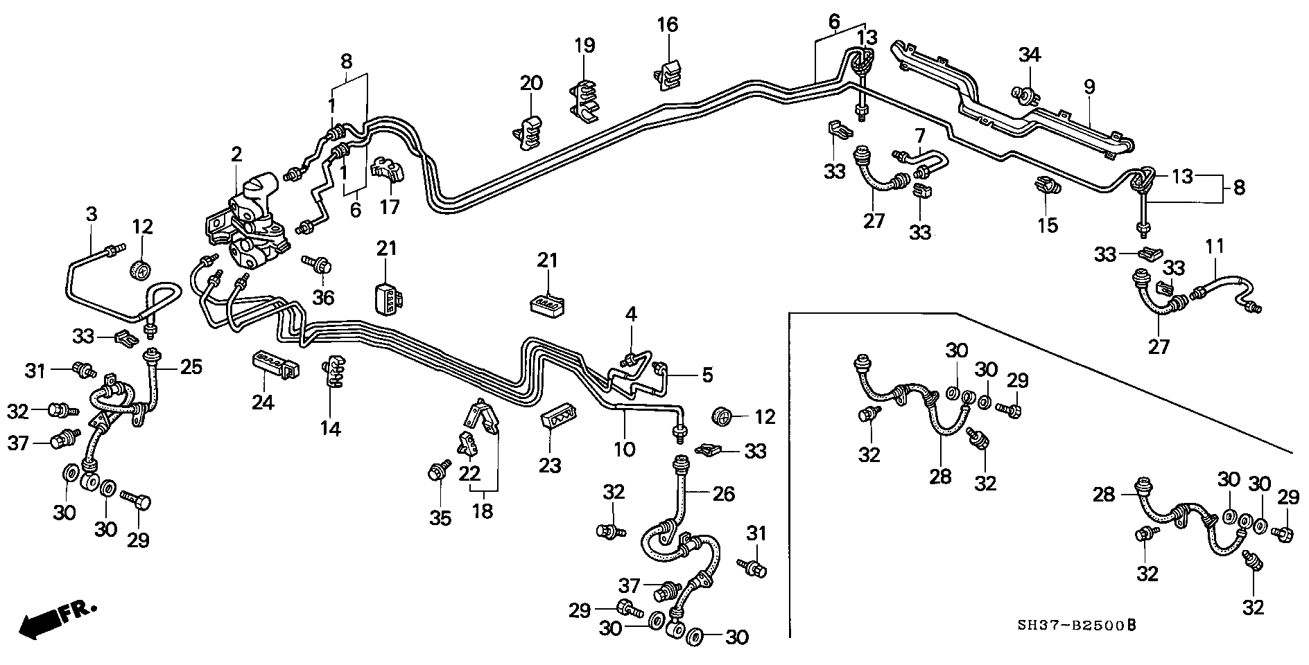 Honda 46430SH3937 - Jarruletku inparts.fi