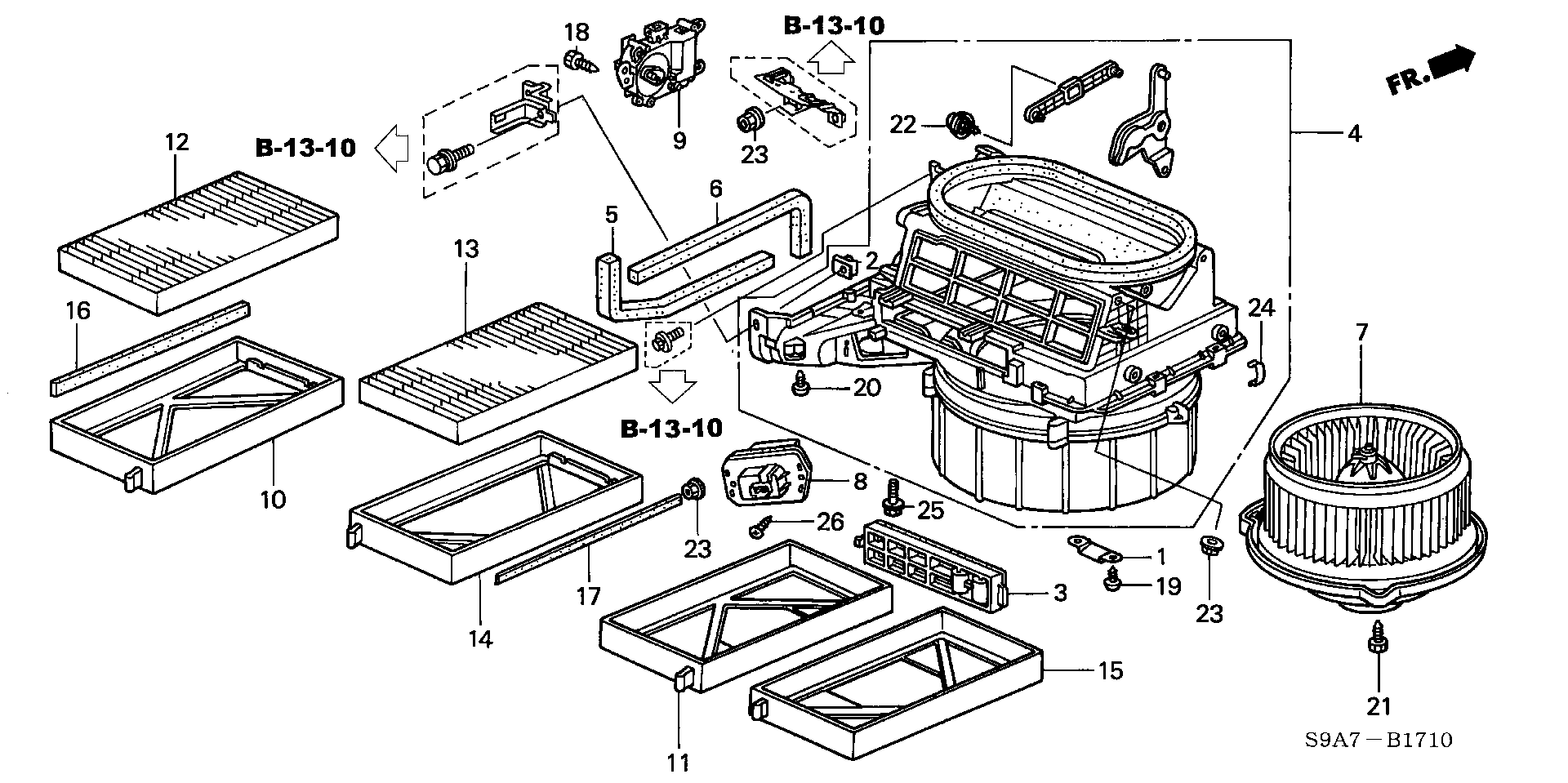 Honda 80292-SCA-E11 - Suodatin, sisäilma inparts.fi