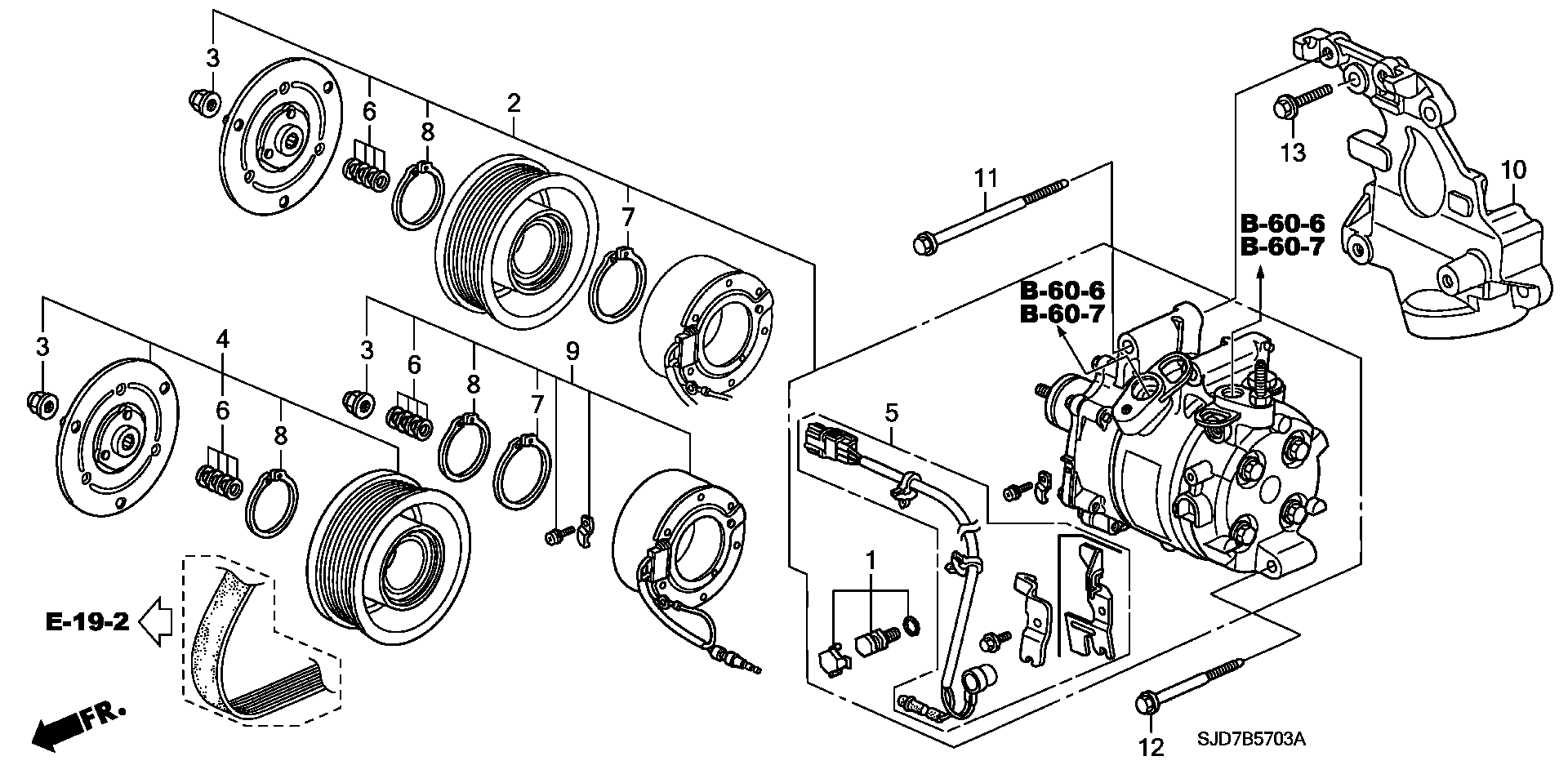 Honda 38 810 RNA 004 - Kompressori, ilmastointilaite inparts.fi