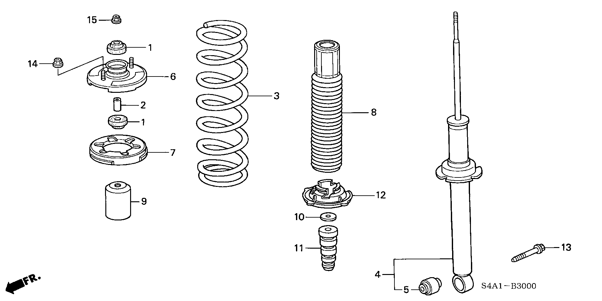 Honda 52686S84A01 - Jousijalan tukilaakeri inparts.fi