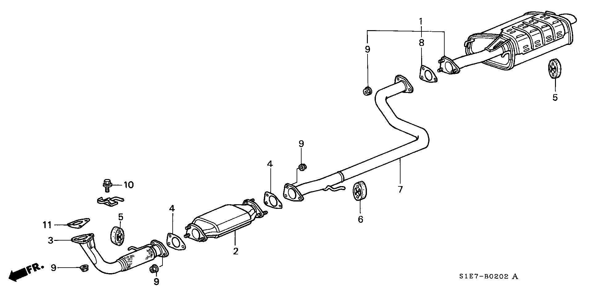 Honda 90212S37G00 - Mutteri, pakosarja inparts.fi