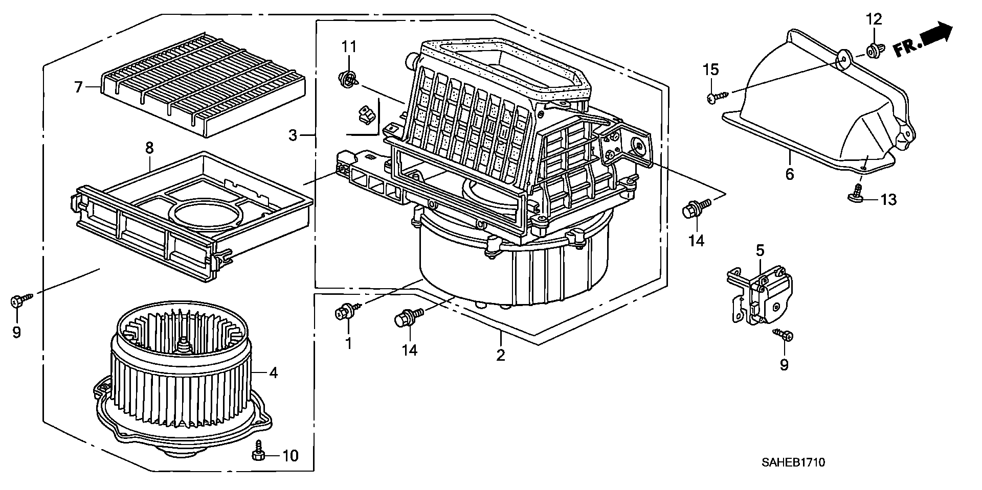 Honda 80292SAAJ01 - Suodatin, sisäilma inparts.fi