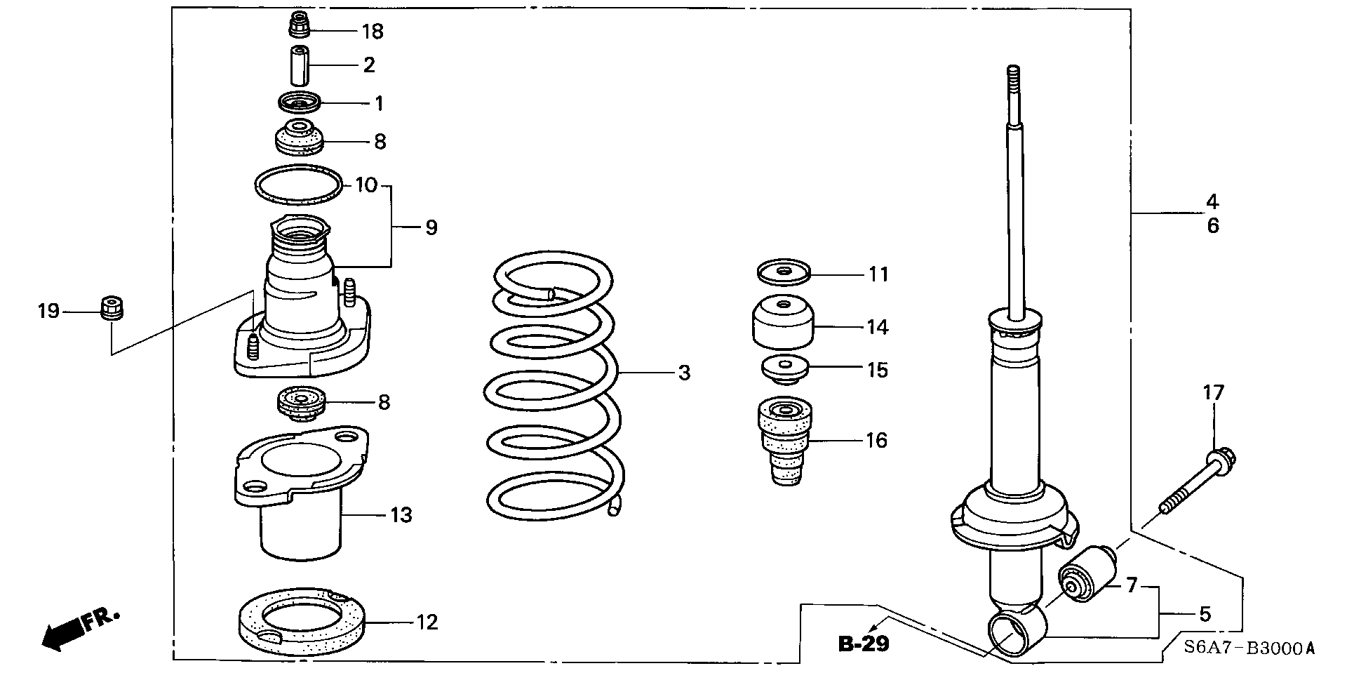 Honda 52722-S5A-004 - Pölysuojasarja, iskunvaimennin inparts.fi