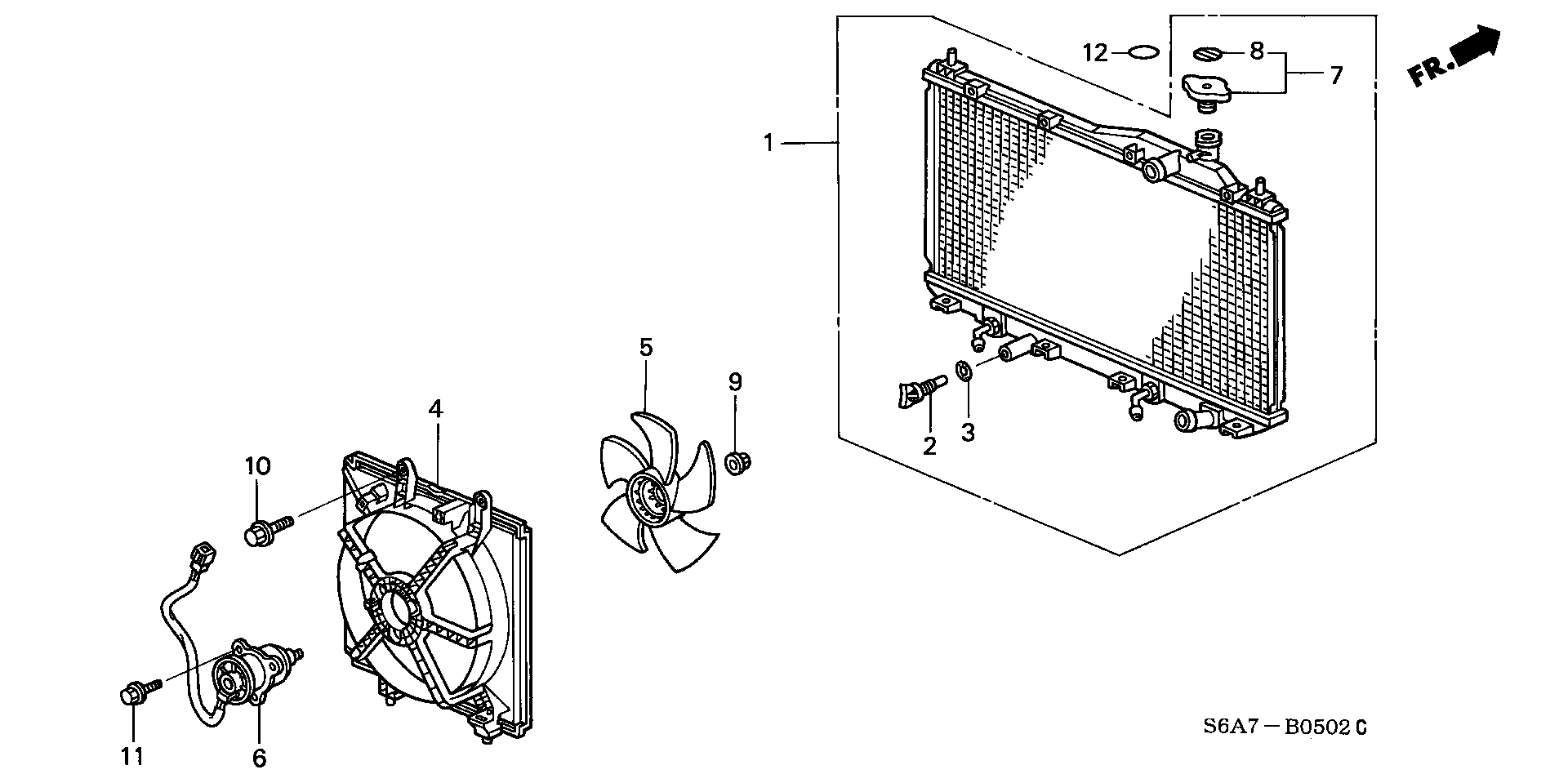 Honda 19045PMAE01 - Korkki, jäähdytin inparts.fi